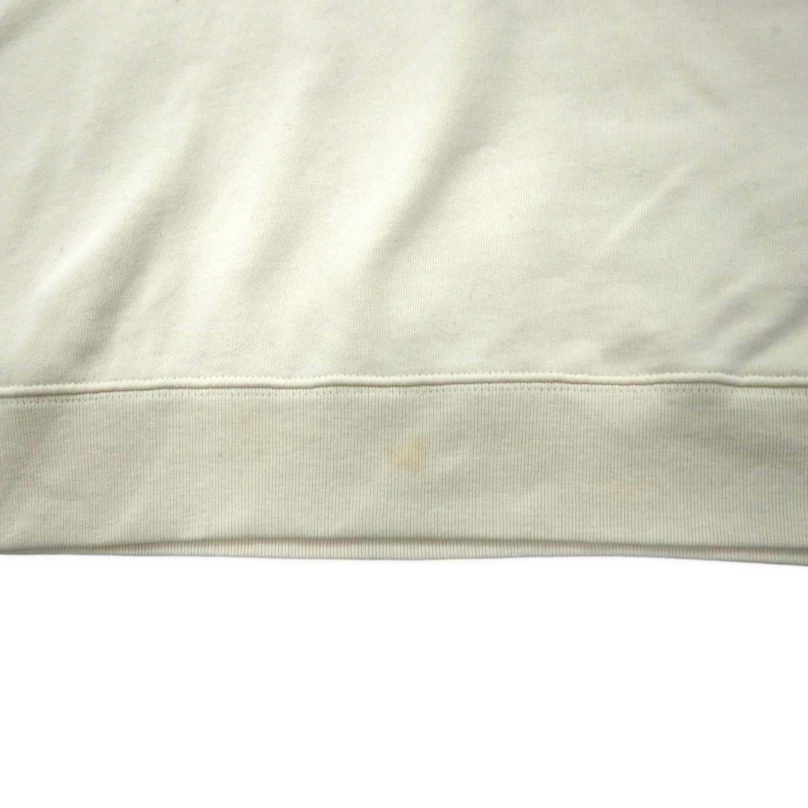 BOKU HA TANOSII (THE モンゴリアンチョップス) Felpa Bokutano 4 Crema Cotone Ricamo logo Taglia grande