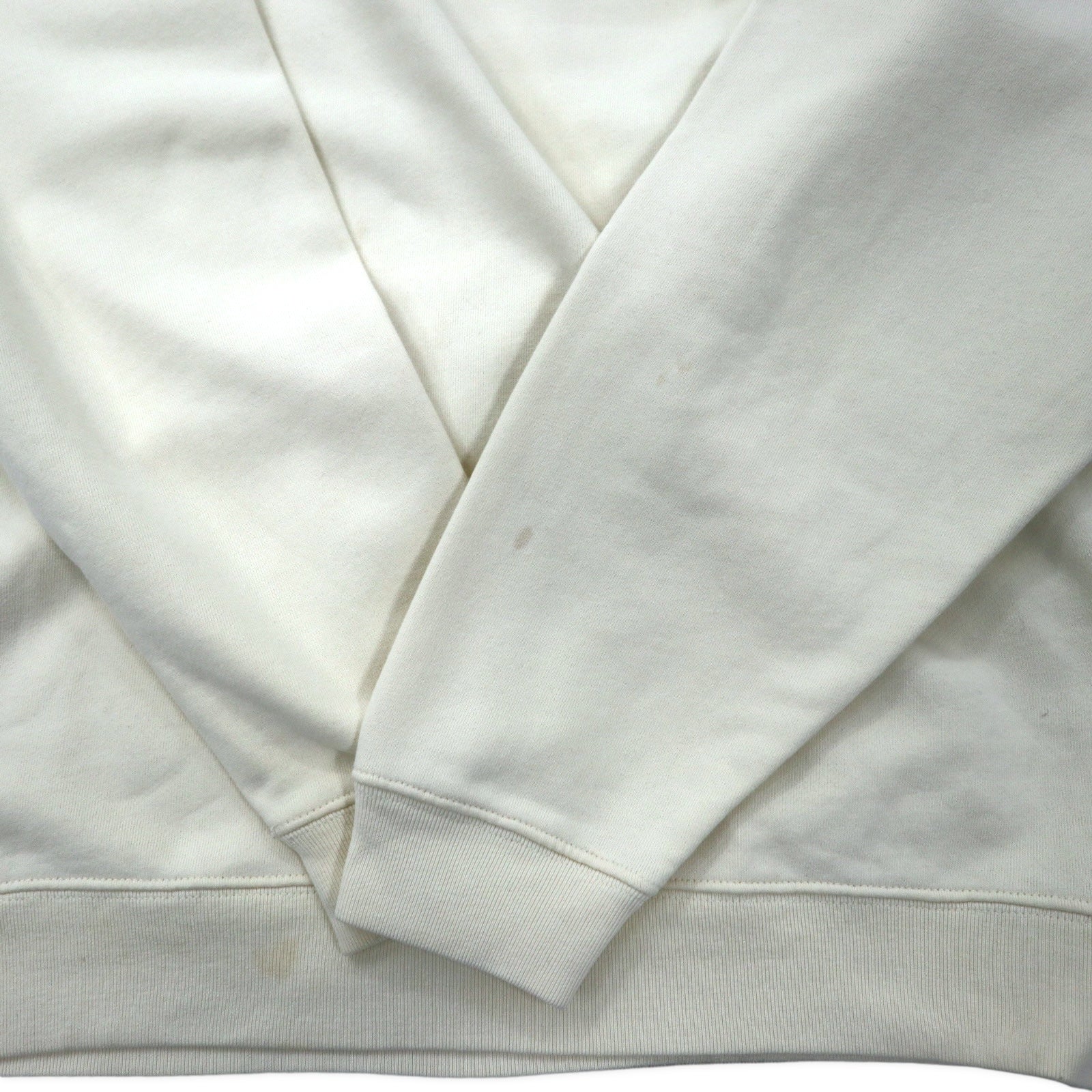 BOKU HA TANOSII (THE モンゴリアンチョップス) Felpa Bokutano 4 Crema Cotone Ricamo logo Taglia grande
