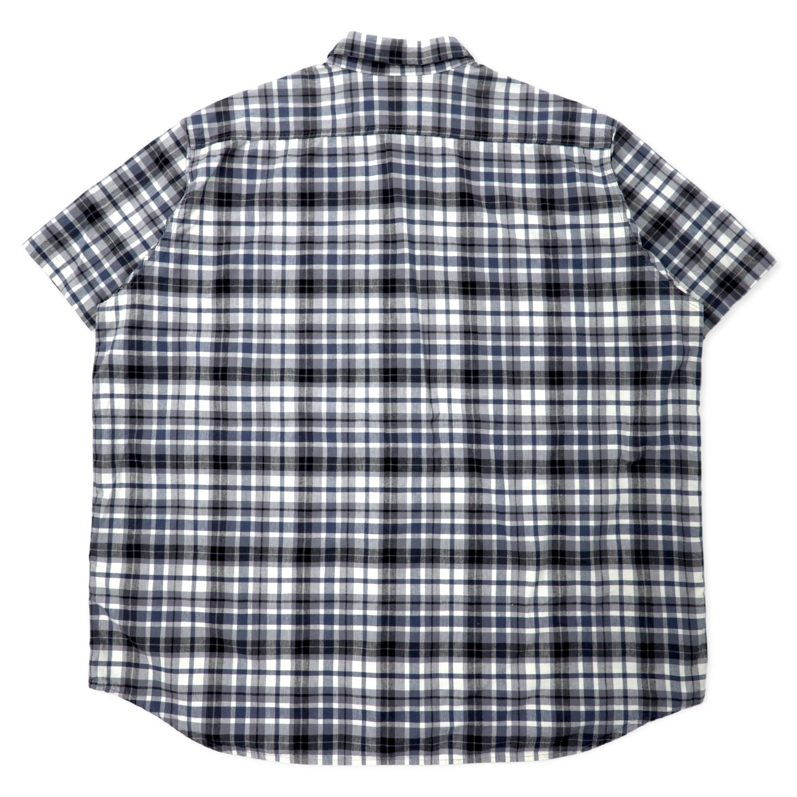 Camicia abbottonata a maniche corte Carhartt, XXL, grigio scozzese, cotone, taglia grande