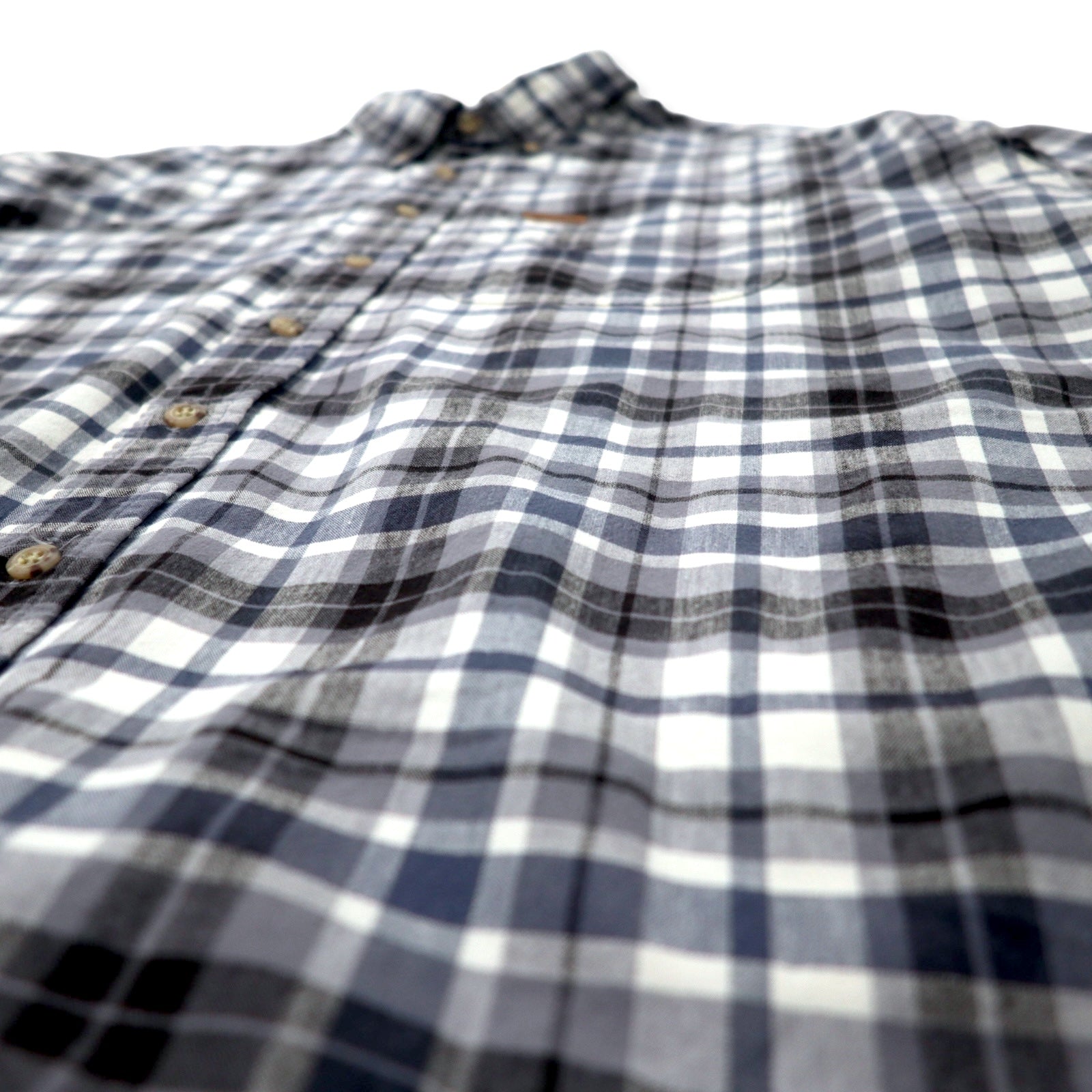 Camicia abbottonata a maniche corte Carhartt, XXL, grigio scozzese, cotone, taglia grande
