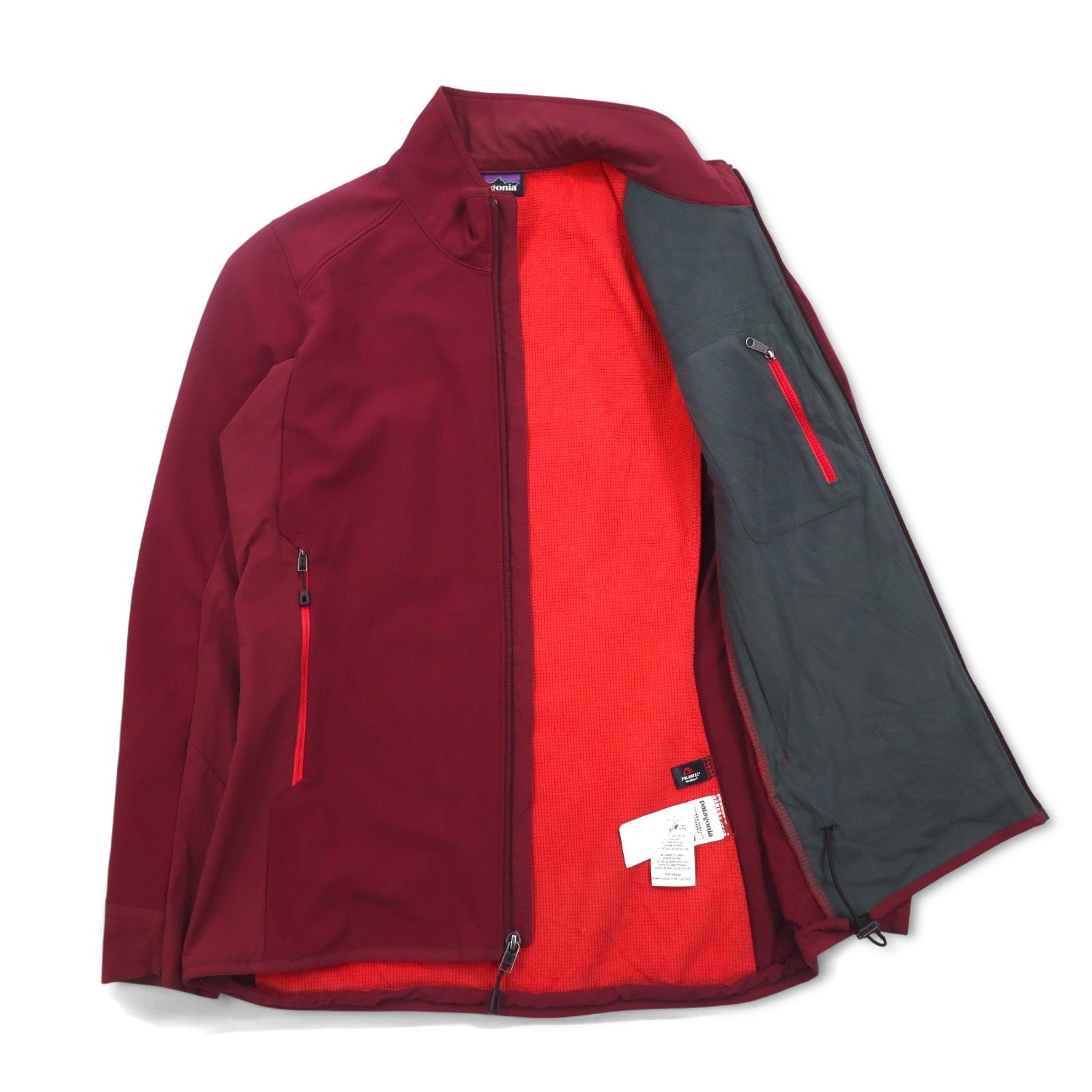 patagonia POLARTEC Giacca ibrida in pile Softshell XS Bordeaux Adze Hybrid Jacket 83455