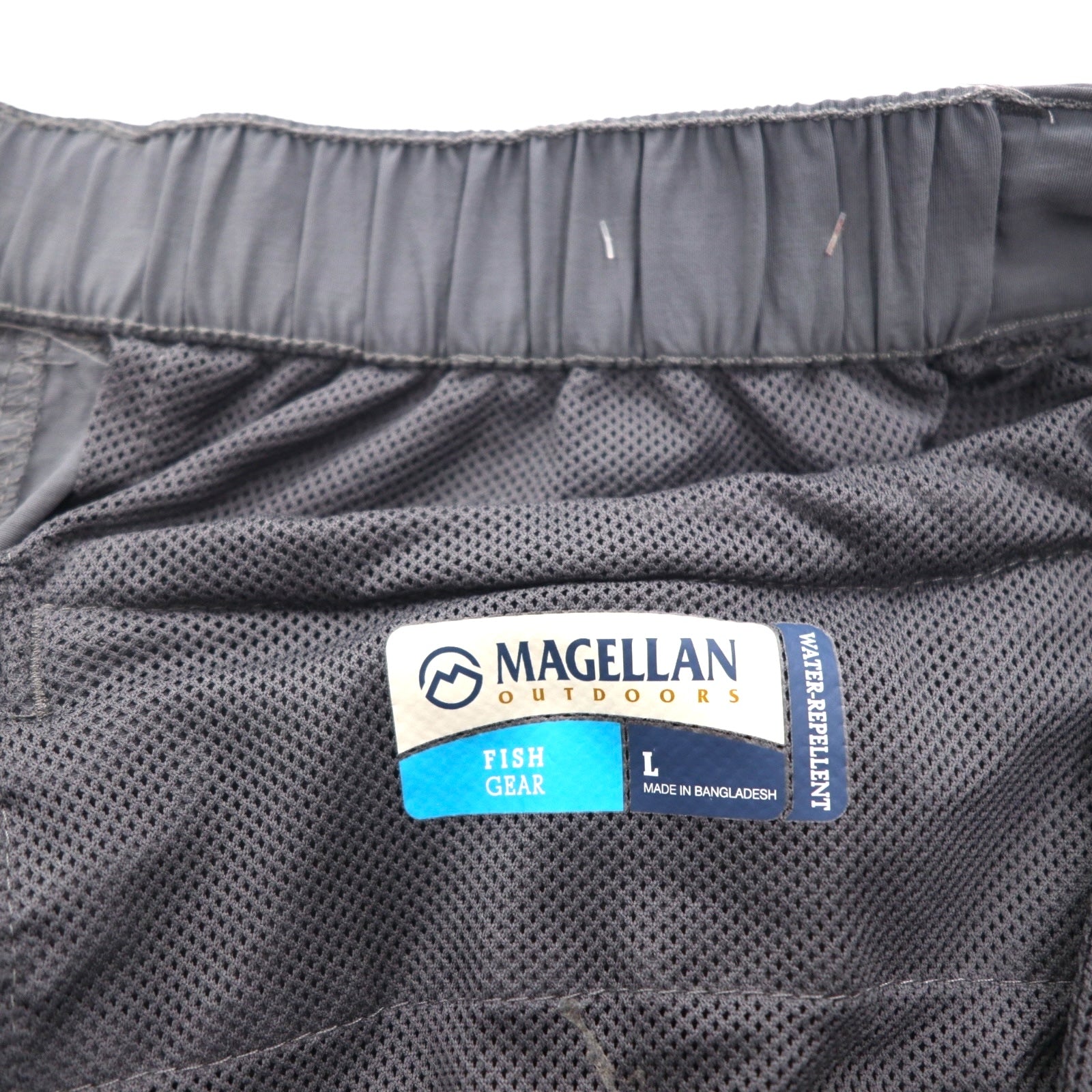 MAGELLAN OUTDOORS アウトドア 2WAY コンバーチブル カーゴパンツ ショートパンツ L ナイロン 防水 FISH GEAR