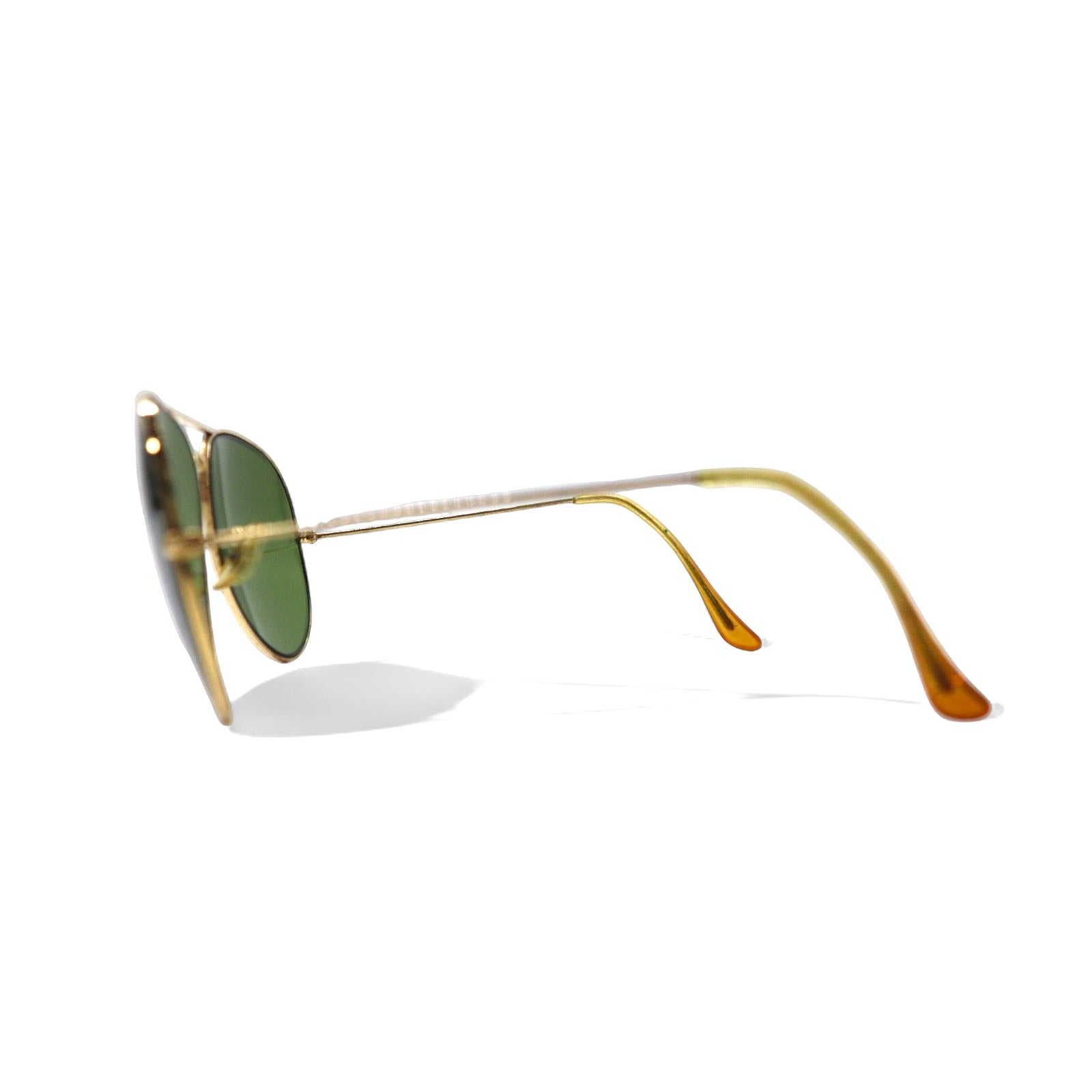 Ray-Ban Bausch & Lomb USA Vintage Occhiali da sole a goccia Dorati Doppio ponte Bausch&Lomb B&L