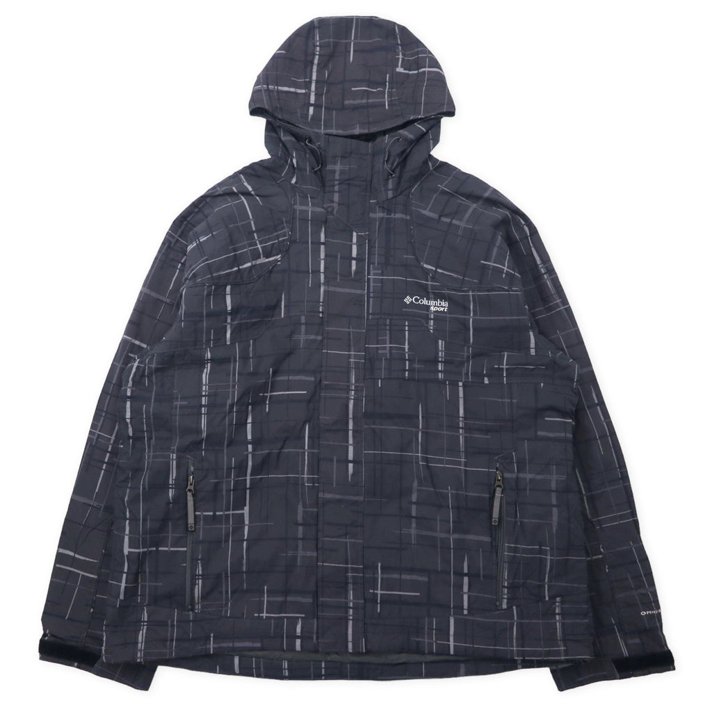 Columbia Giacca a vento XL Grigia Fantasia Nylon OMNI-SHIELD Impermeabile XM5985