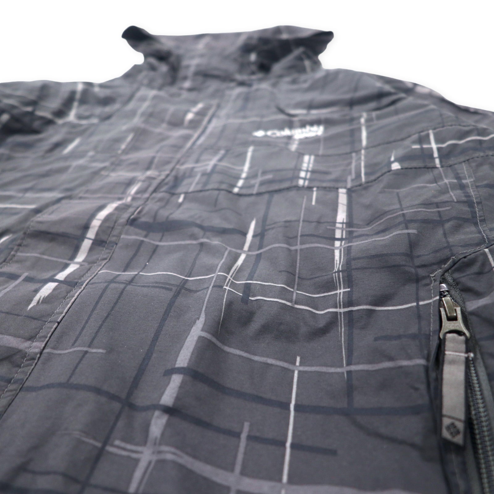 Columbia Giacca a vento XL Grigia Fantasia Nylon OMNI-SHIELD Impermeabile XM5985