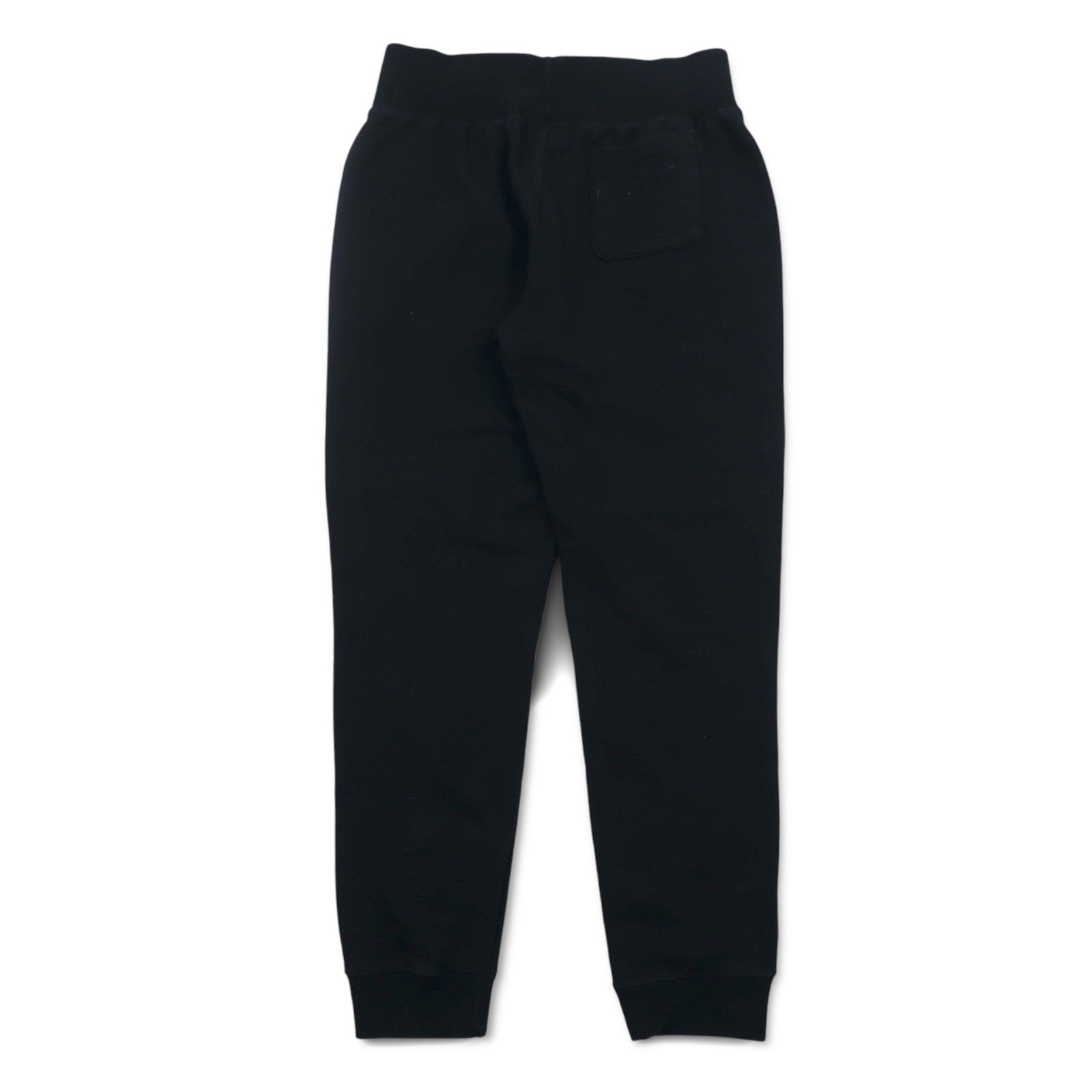 Champion Reverse Weave Pantaloni della tuta L Neri Logo Script Etichetta blu singola Replica Fabbricati a El Salvador