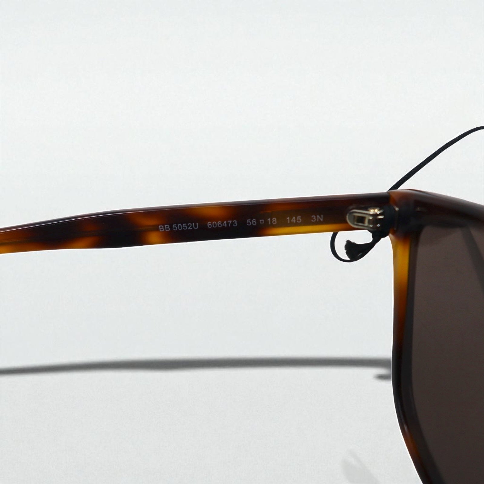 Brooks Brothers ウェリントン サングラス ブラウン ベッコウ スクエア BB5052U 606473 56-18 145 3N 未使用品