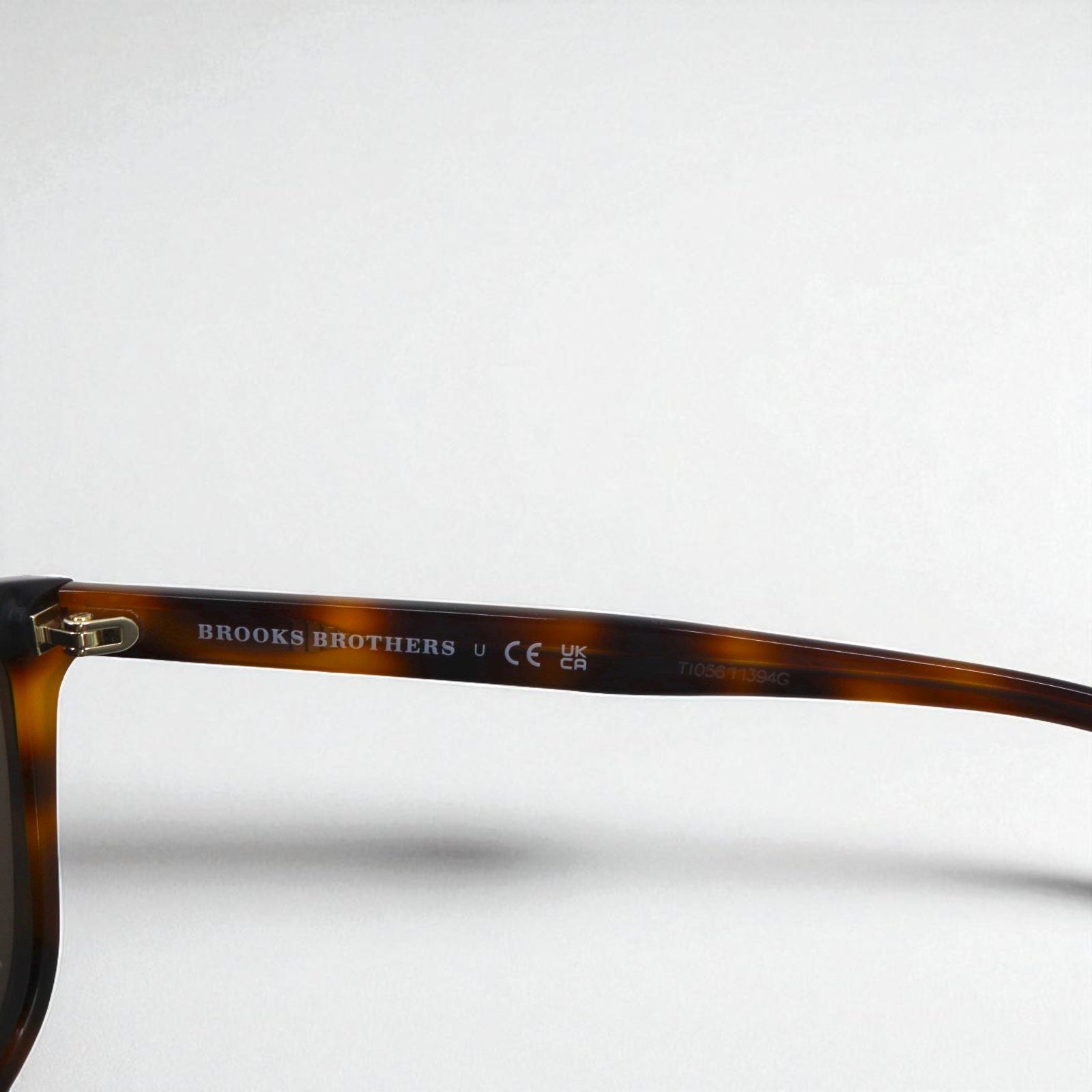 Brooks Brothers ウェリントン サングラス ブラウン ベッコウ スクエア BB5052U 606473 56-18 145 3N 未使用品
