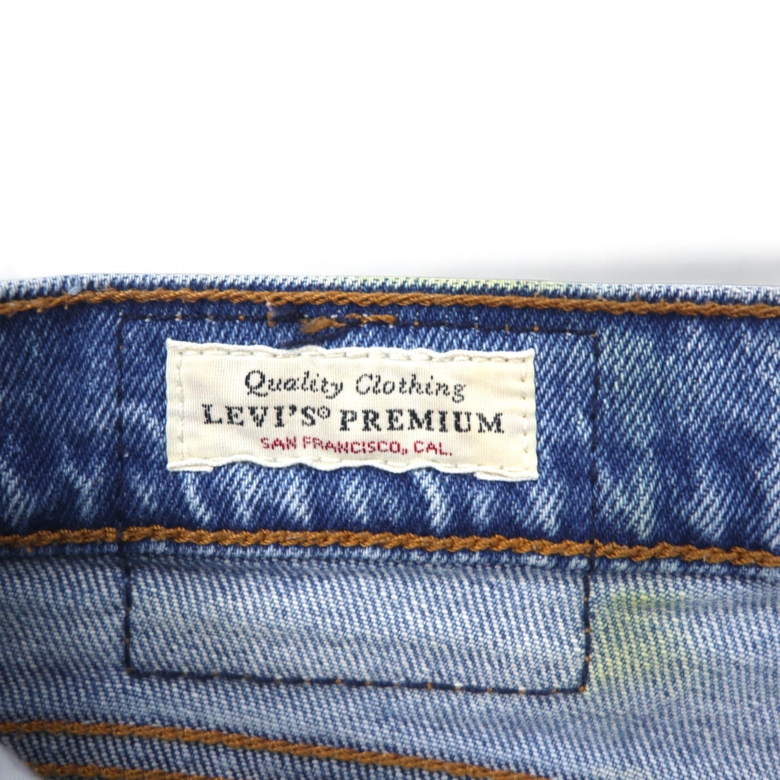 Levi's PREMIUM Big E Jeans Ankle, pantaloni in denim, taglia 28, blu cotone 22861-0034