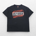 T-Shirt HARLEY DAVIDSON Stampa Fronte-Retro XL Nera Hanes BEEFY-T Fabbricata in Honduras