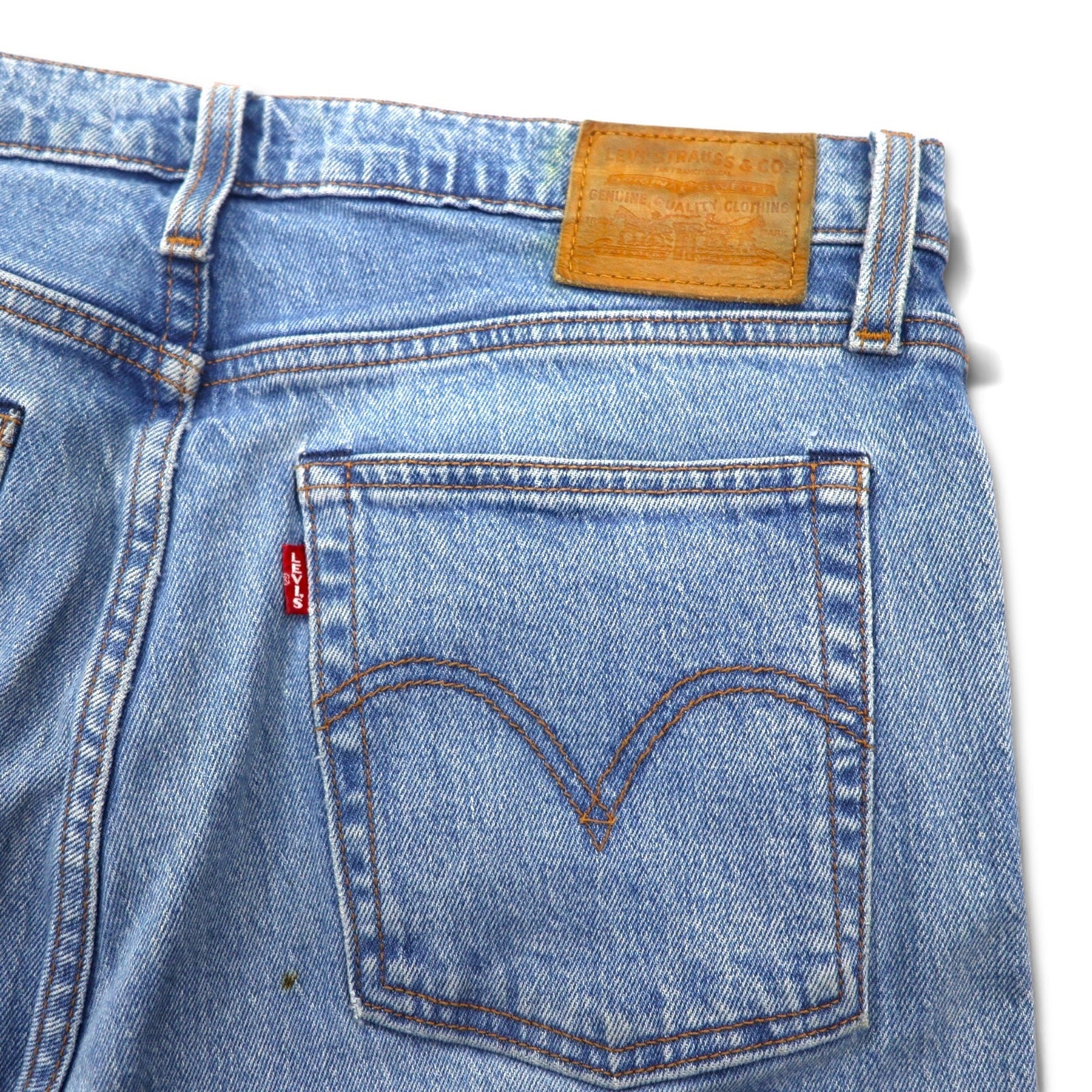 Levi's PREMIUM Big E Jeans Ankle, pantaloni in denim, taglia 28, blu cotone 22861-0034