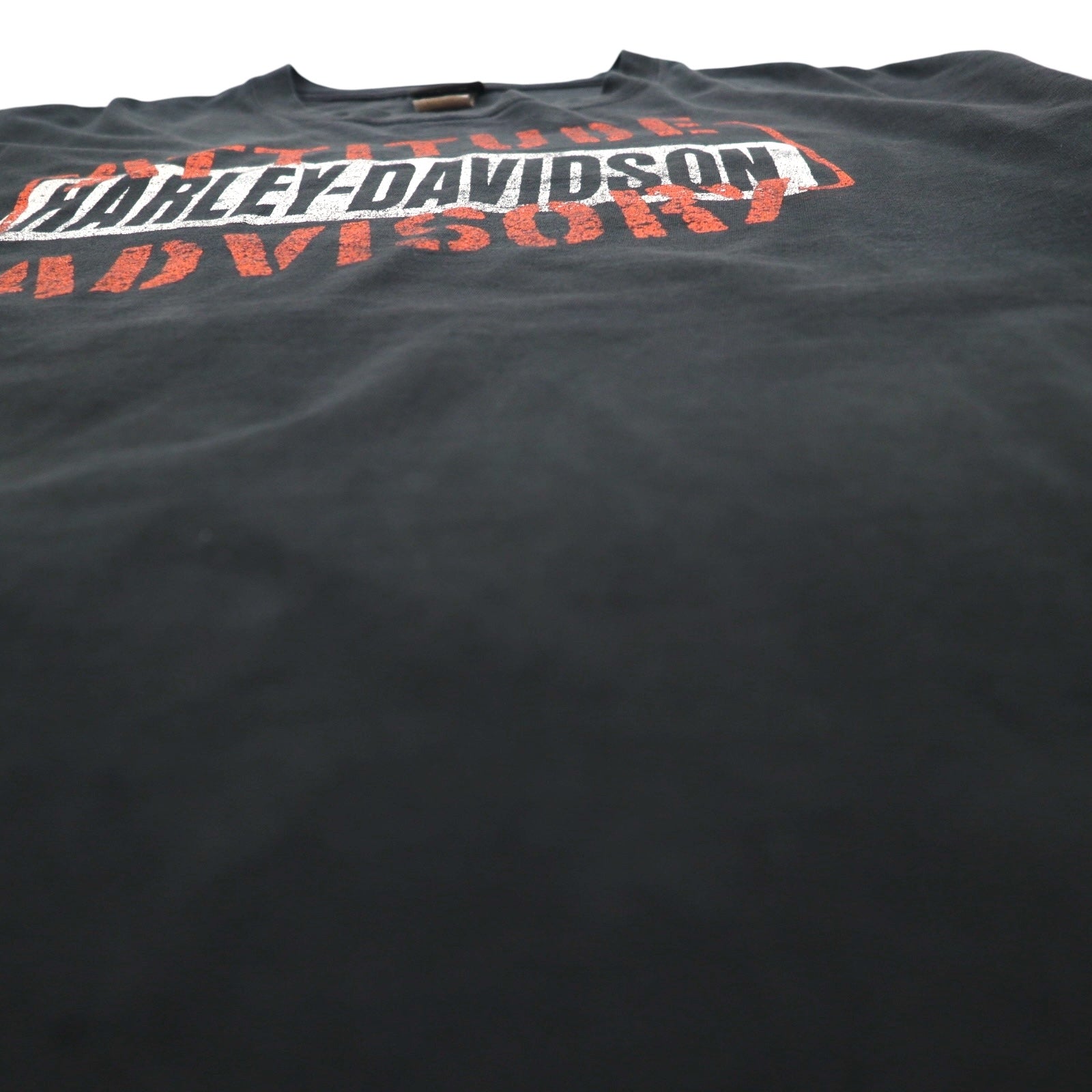 T-Shirt HARLEY DAVIDSON Stampa Fronte-Retro XL Nera Hanes BEEFY-T Fabbricata in Honduras