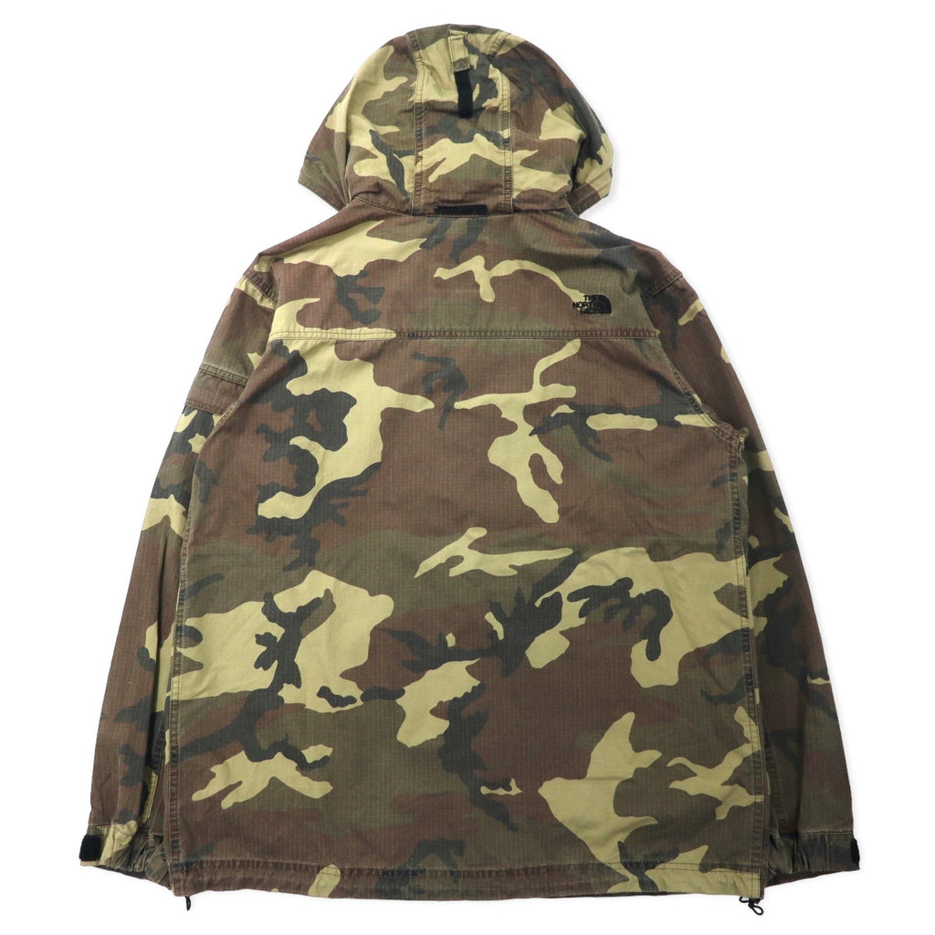 THE NORTH FACE ビーメックスパーカー ミリタリージャケット XL カーキ カモフラ コットン リップストップ フード収納式 BEAMEX PARKA NP11728