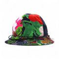 Cappello a secchiello KHOKI, taglia unica, multicolore, fantasia all-over, coulisse, 22ss-z-01, made in Japan.