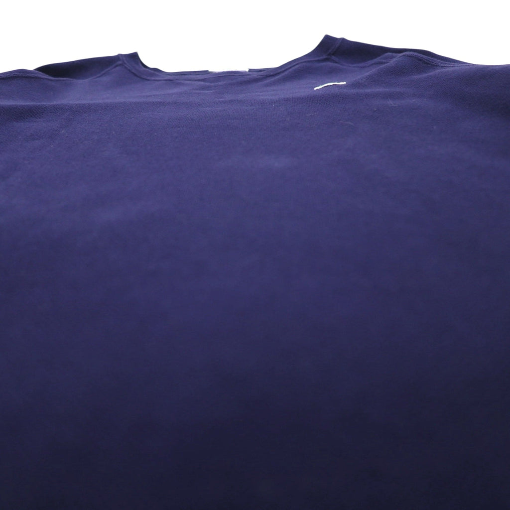 LACOSTE 鹿の子 前V スウェット トレーナー L ネイビー F5191 DESIGNED IN FRANCE