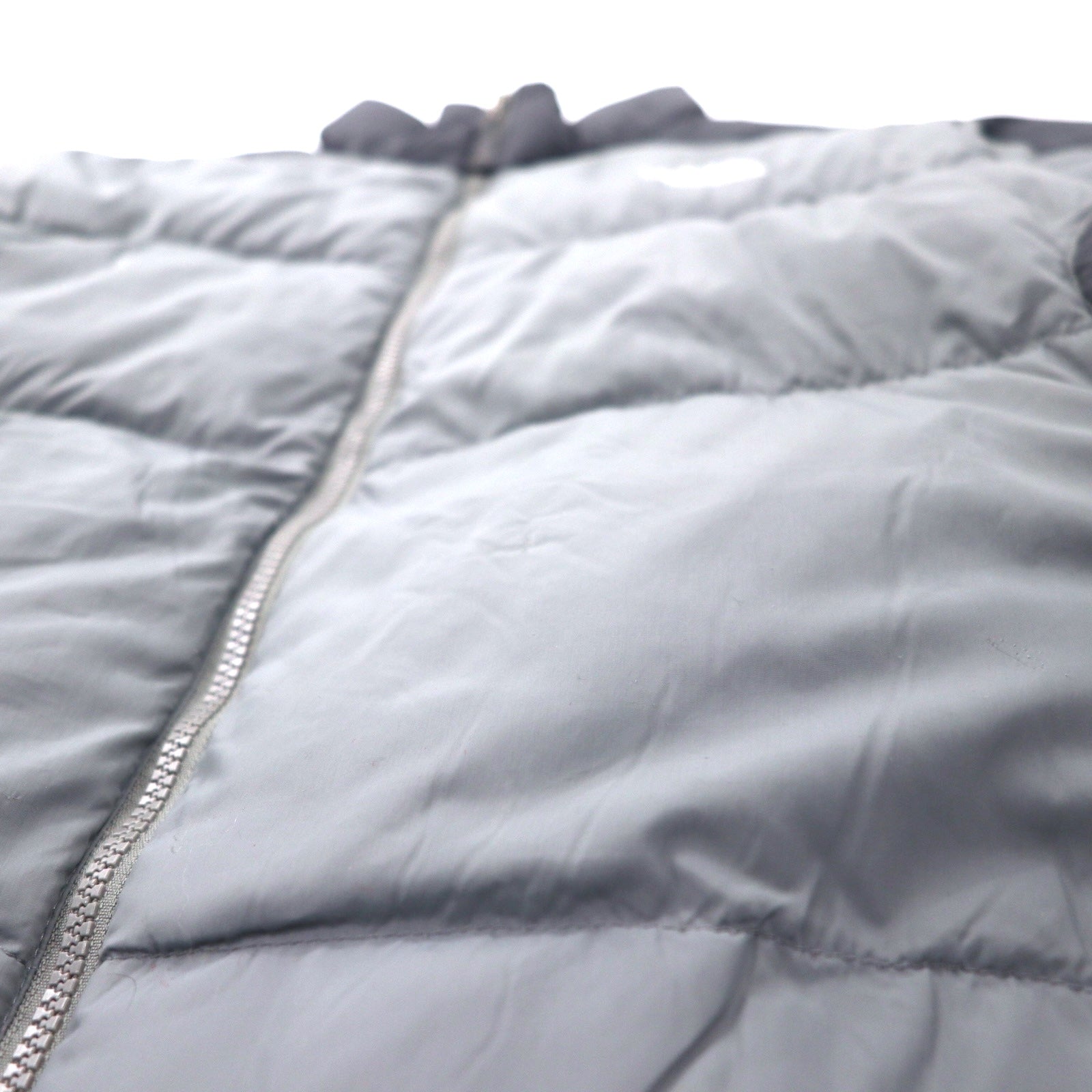 THE NORTH FACE Nuptse Piumino 550 fill power L Grigio Nylon Logo ricamato