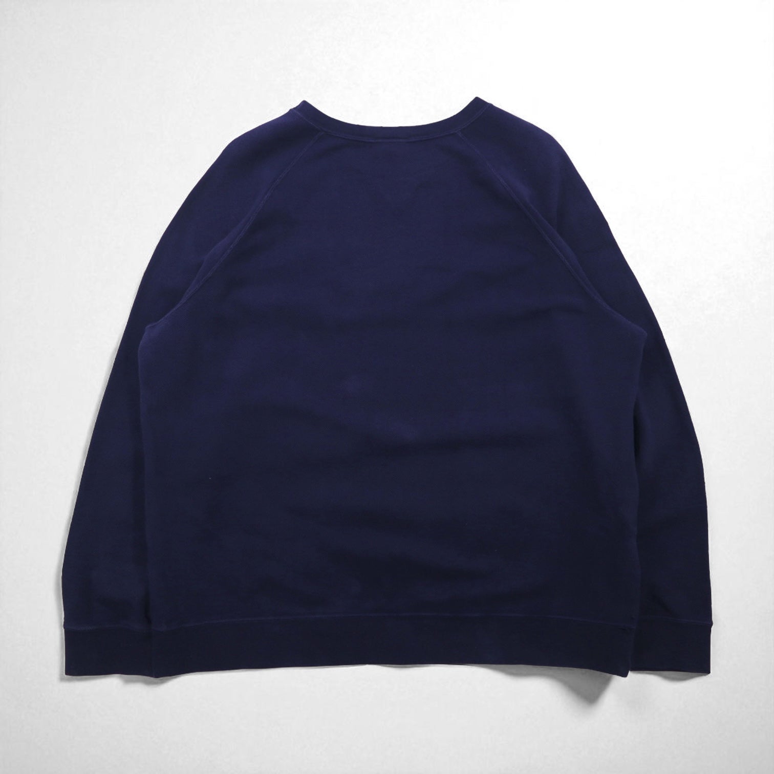 LACOSTE 鹿の子 前V スウェット トレーナー L ネイビー F5191 DESIGNED IN FRANCE