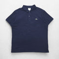 LACOSTE Polo slim-fit design francese 3XL blu navy cotone piquet logo a punto singolo F7812 Prodotto in El Salvador