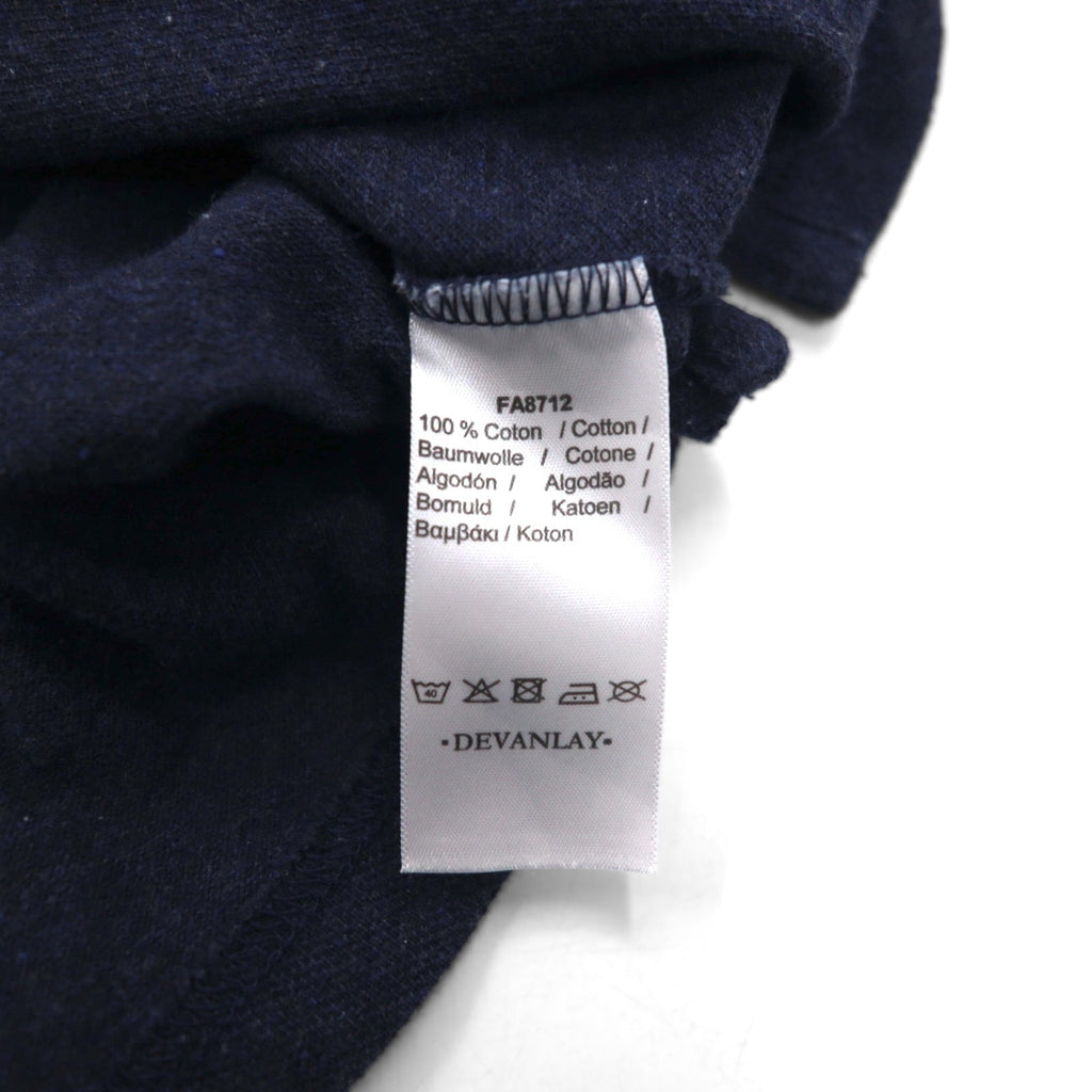 LACOSTE Polo slim-fit design francese 3XL blu navy cotone piquet logo a punto singolo F7812 Prodotto in El Salvador