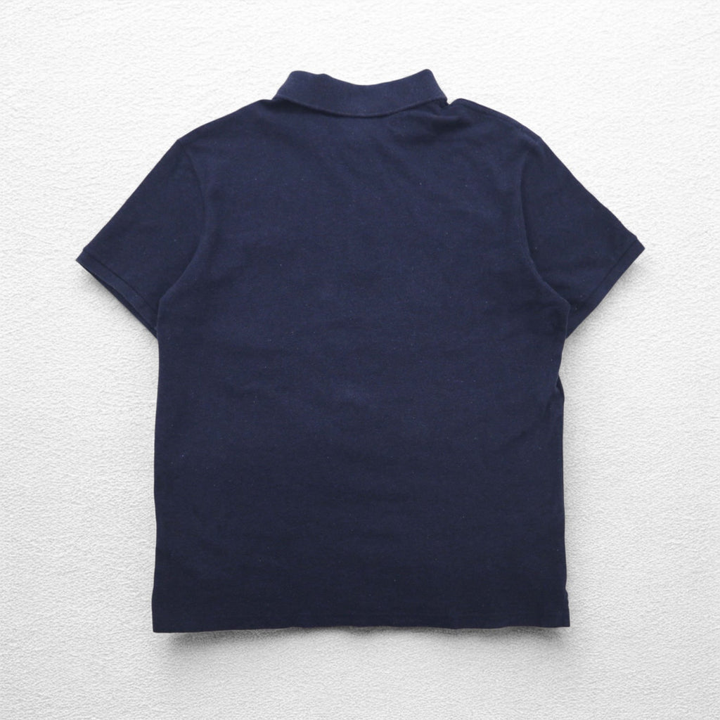 LACOSTE Polo slim-fit design francese 3XL blu navy cotone piquet logo a punto singolo F7812 Prodotto in El Salvador