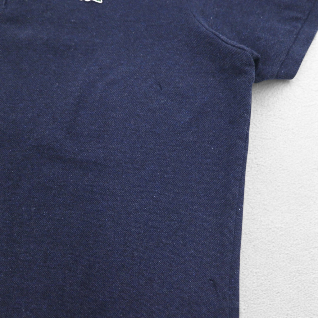 LACOSTE Polo slim-fit design francese 3XL blu navy cotone piquet logo a punto singolo F7812 Prodotto in El Salvador