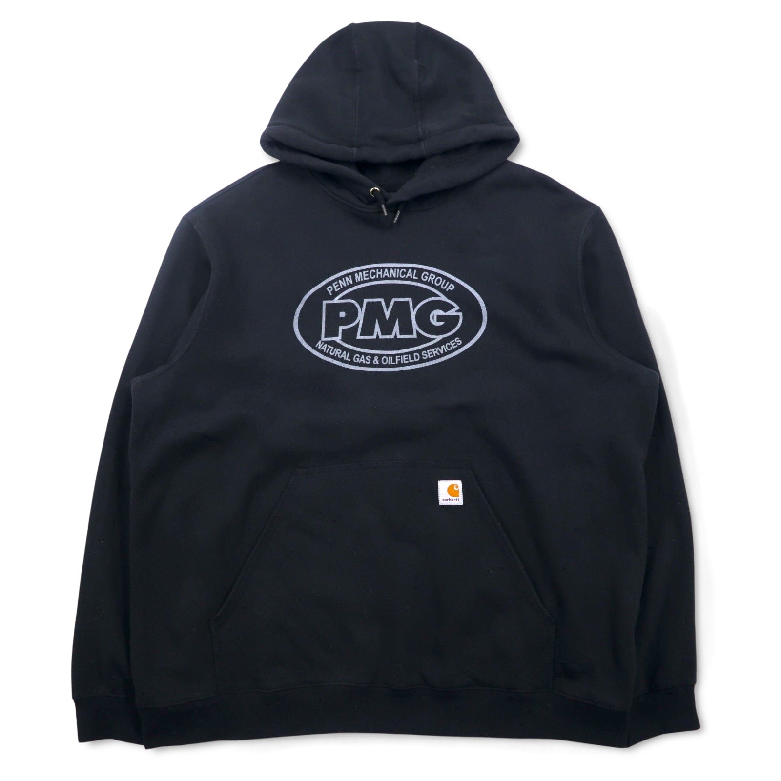 Carhartt Felpa con cappuccio a vestibilità ampia 2XL Nera con interno felpato Midweight Hooded Sweatshirt K121 BLK Fabbricata in Messico