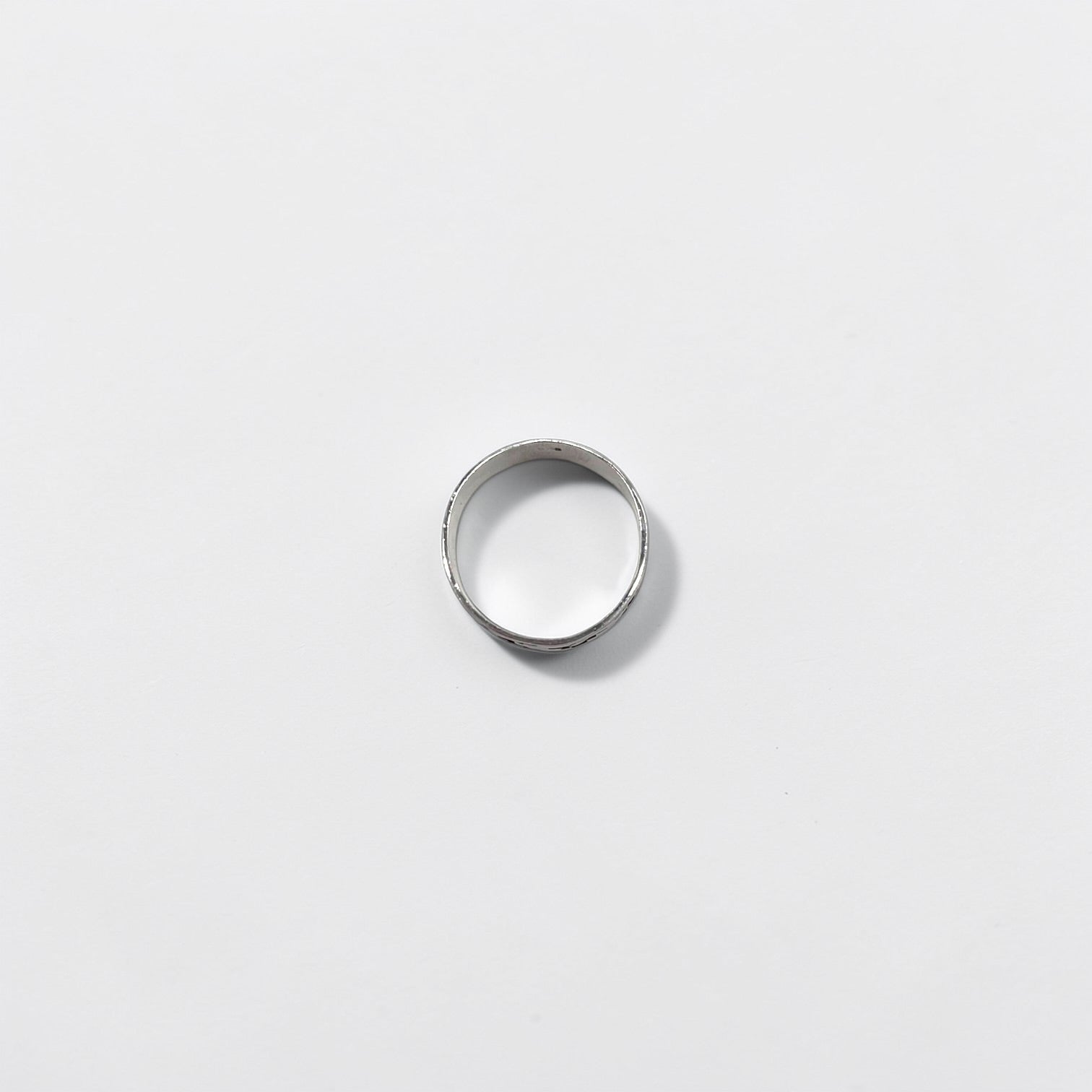 Vintage Silver 925 Ring インディアンジュエリー チマヨ柄 リング 指輪 19号 シルバー 925 ネイティブ