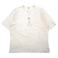 BARNS OUTFITTERS T-shirt "Tough Neck" stampata M bianco cotone, edizione speciale NOLLEY'S, made in Japan