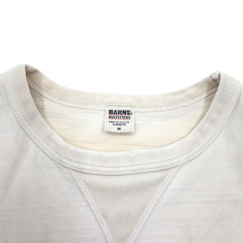 BARNS OUTFITTERS T-shirt "Tough Neck" stampata M bianco cotone, edizione speciale NOLLEY'S, made in Japan