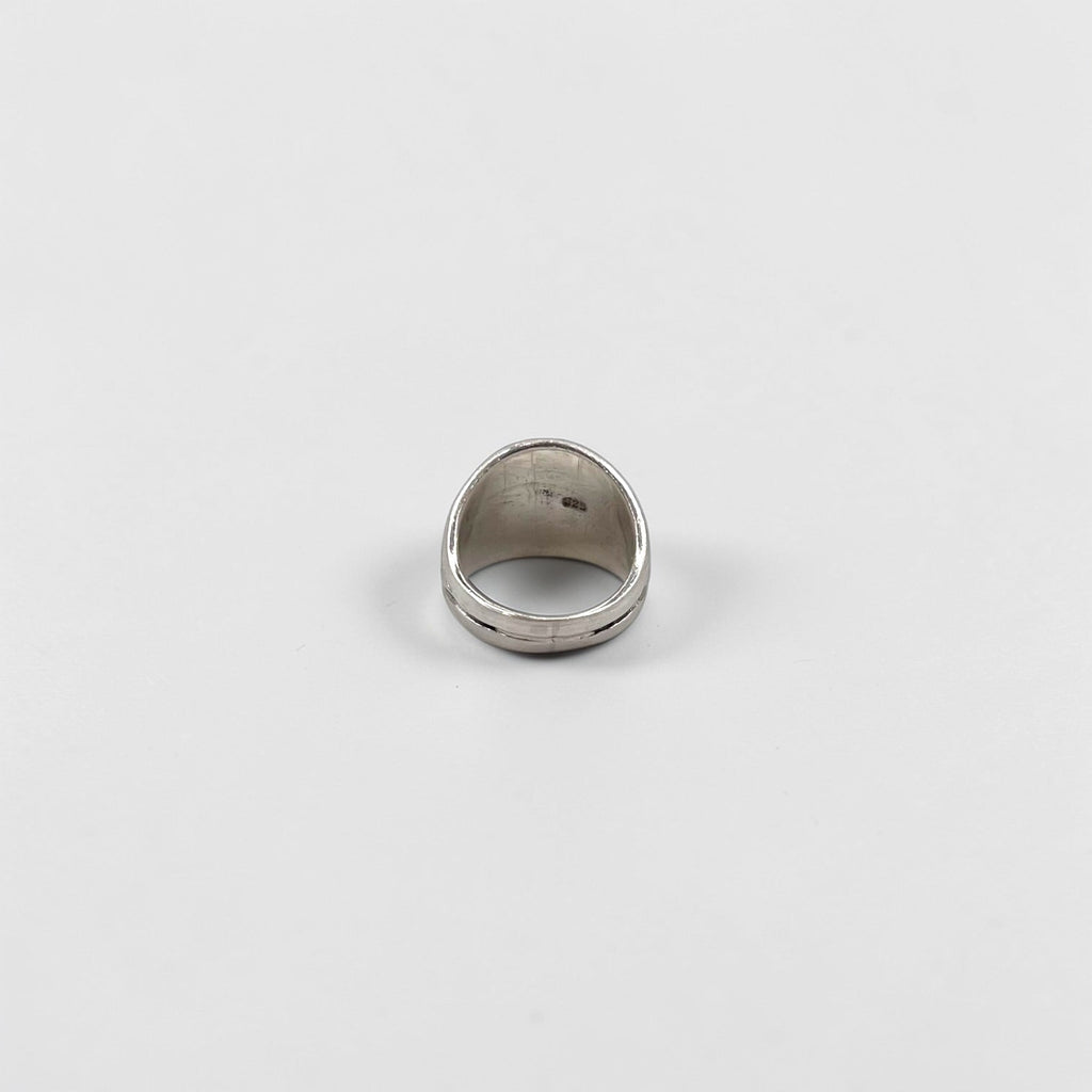 Vintage Sterling Silver 925 Ring シルバー リング 指輪 15号 インディアンジュエリー スタンプワーク ネイティブ