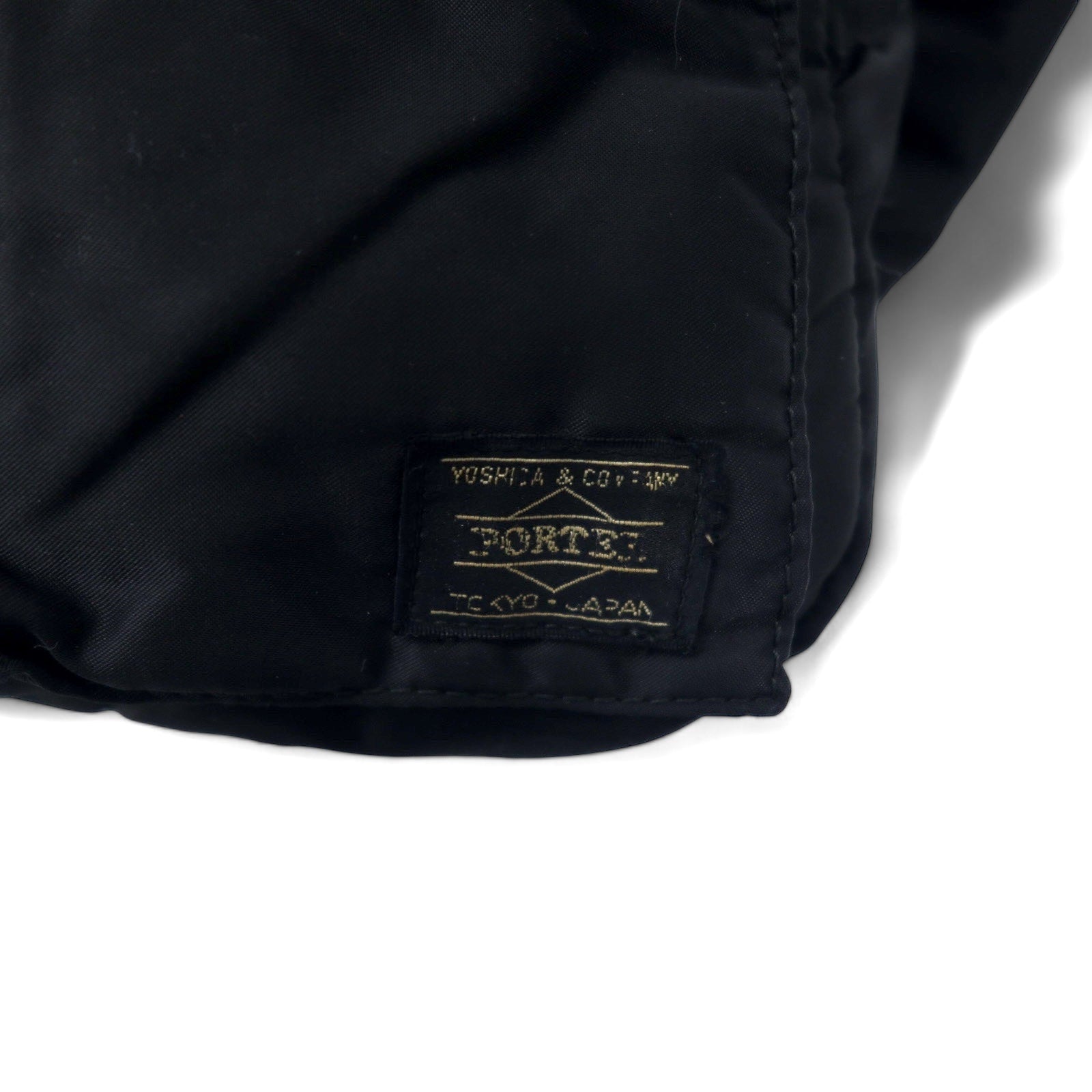 PORTER TANKER Marsupio Borsa a tracolla Nylon Nero TANKER Prodotto in Giappone