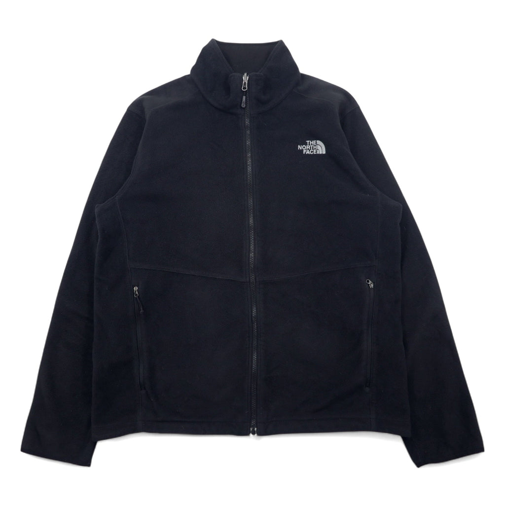 THE NORTH FACE POLARTEC Giacca in pile L Nero Poliestere Logo ricamato Coulisse