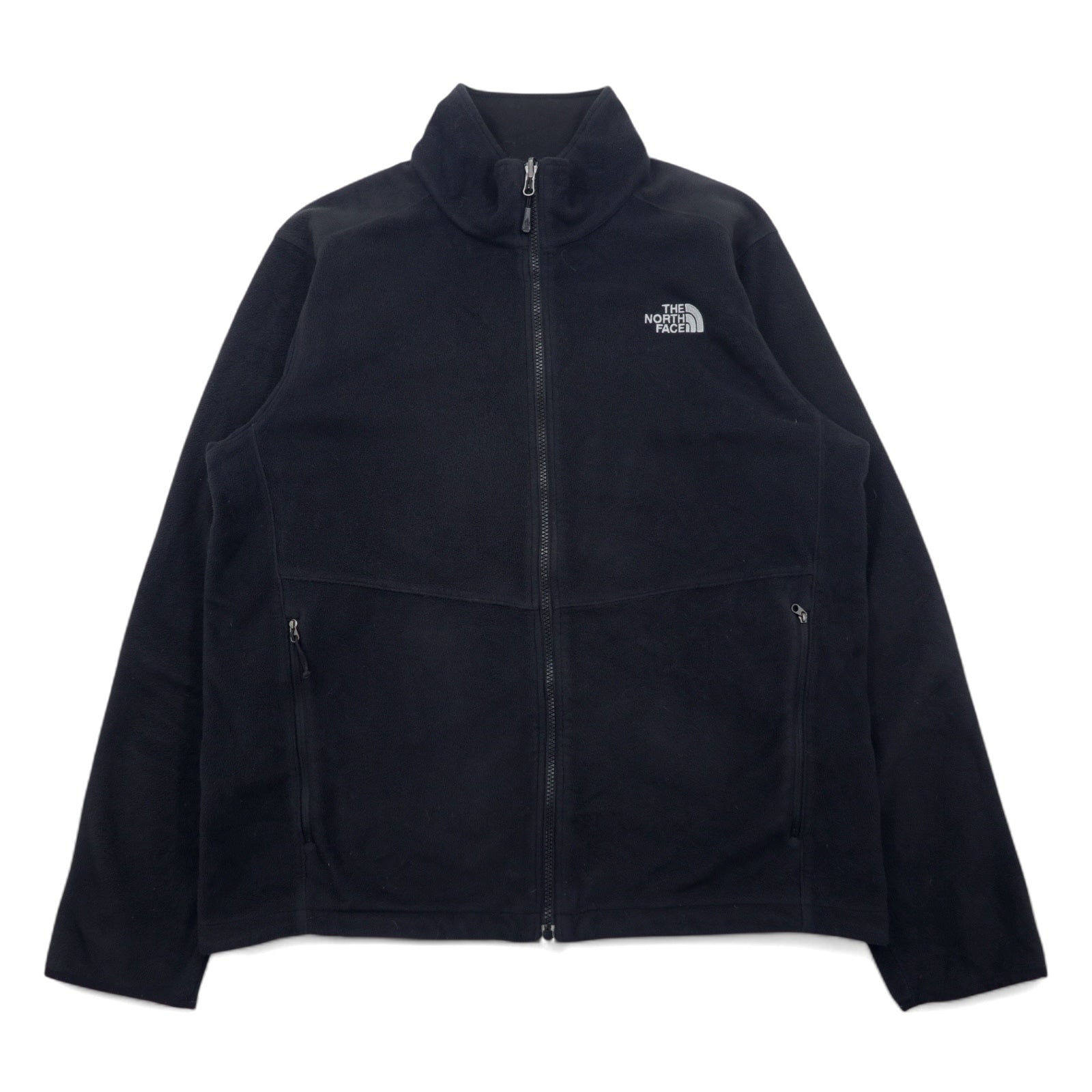 THE NORTH FACE POLARTEC Giacca in pile L Nero Poliestere Logo ricamato Coulisse