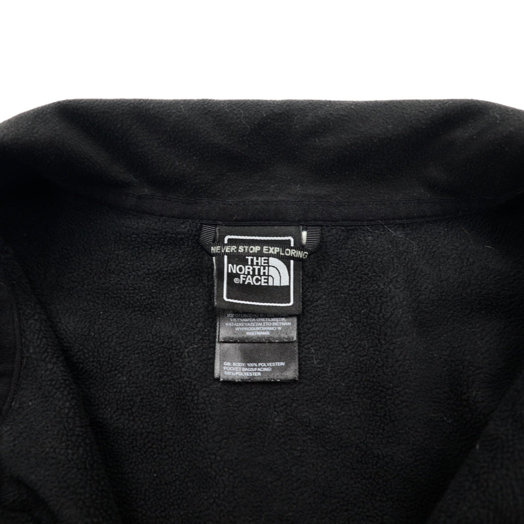 THE NORTH FACE POLARTEC Giacca in pile L Nero Poliestere Logo ricamato Coulisse