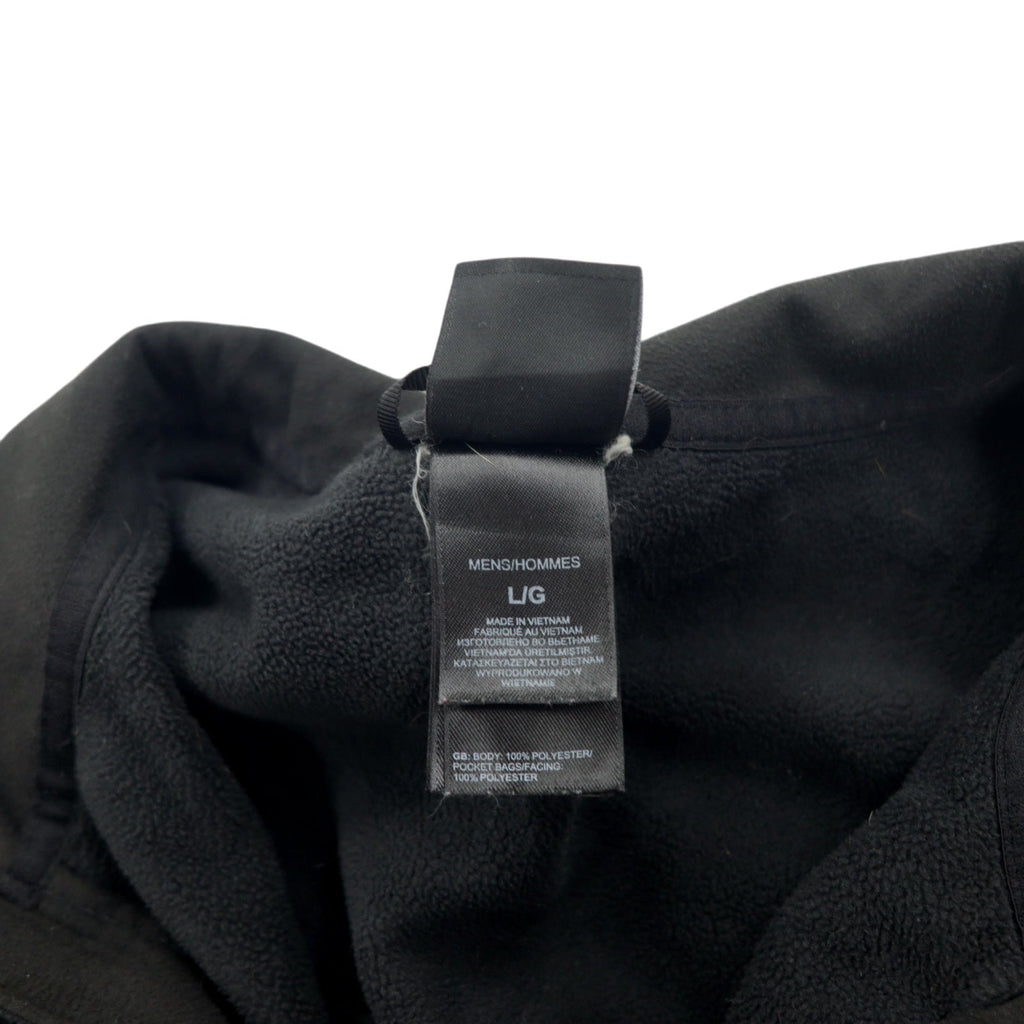THE NORTH FACE POLARTEC Giacca in pile L Nero Poliestere Logo ricamato Coulisse