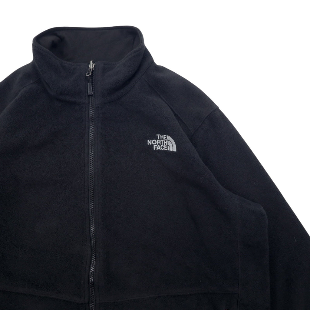 THE NORTH FACE POLARTEC Giacca in pile L Nero Poliestere Logo ricamato Coulisse