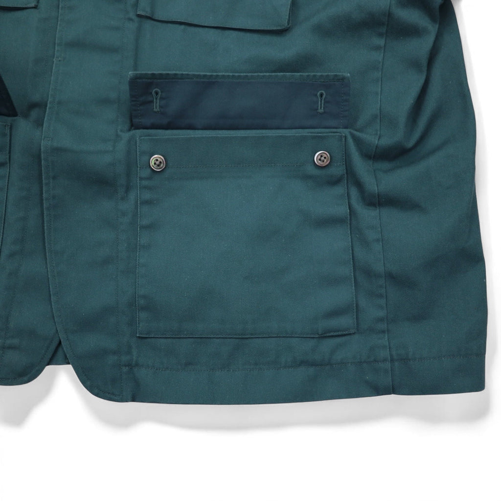 scair × Dickies BDU Giacca Militare L Verde Poliestere Cotone TC Twill