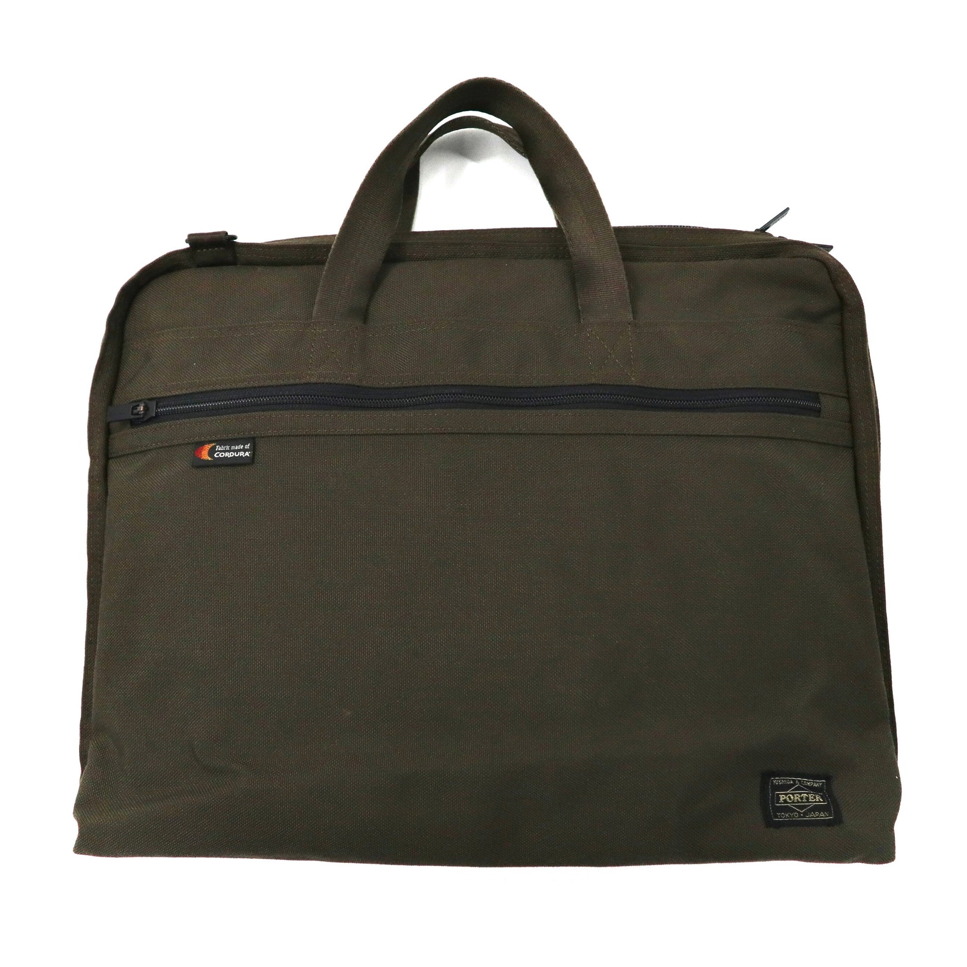 PORTER Borsa a tracolla 2WAY Borsa da lavoro Cachi Nylon CORDURA TENSION OLD