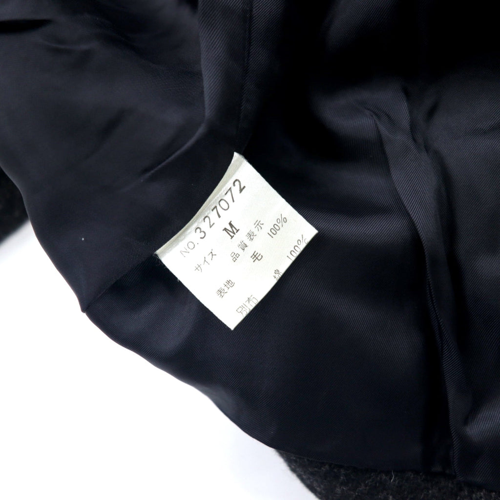 KENZO Giacca sartoriale doppiopetto in tweed M Grigia Lana Old Made in Japan