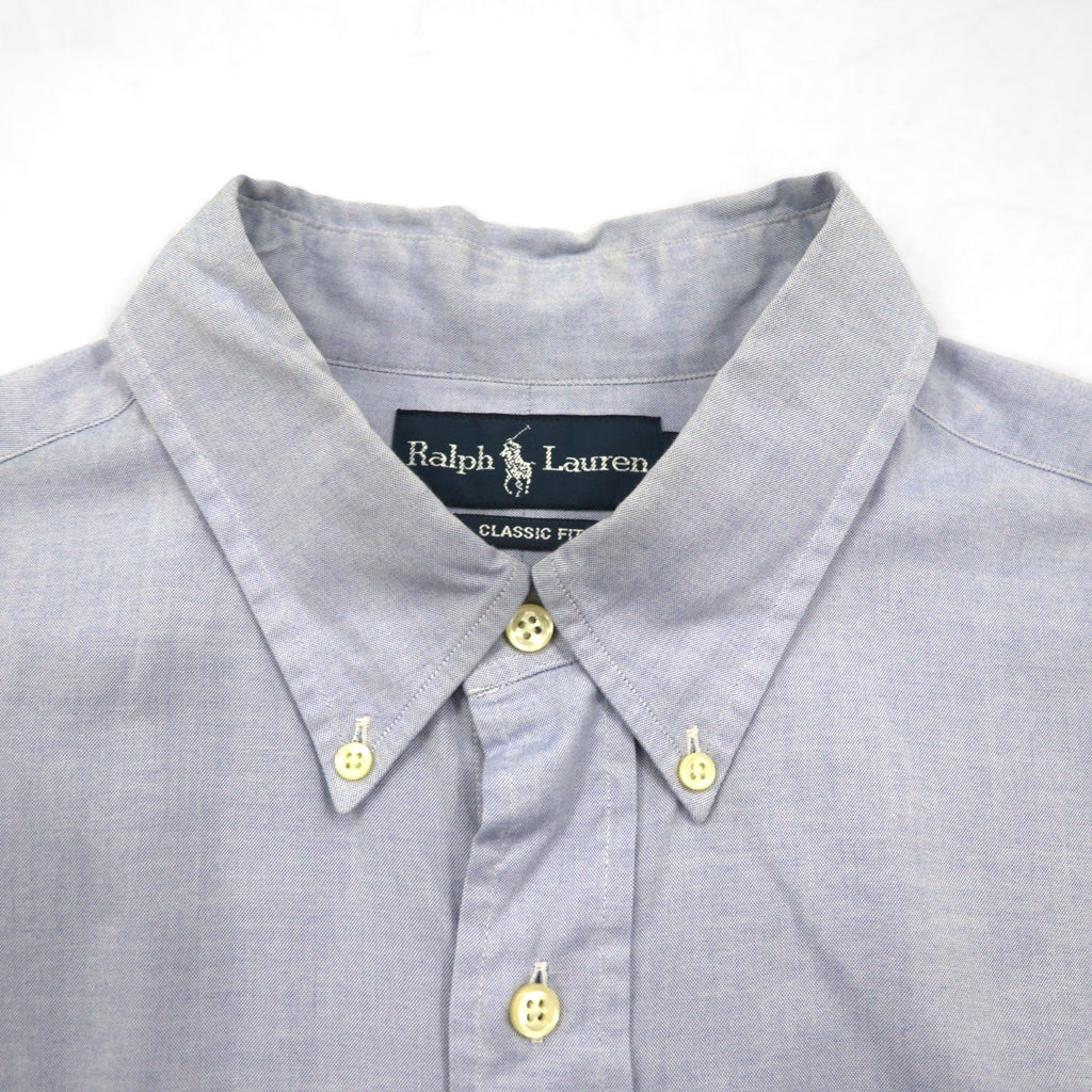 Ralph Lauren 90年代 オックスフォード ボタンダウンシャツ XL クラシックフィット スモールポニー刺繡