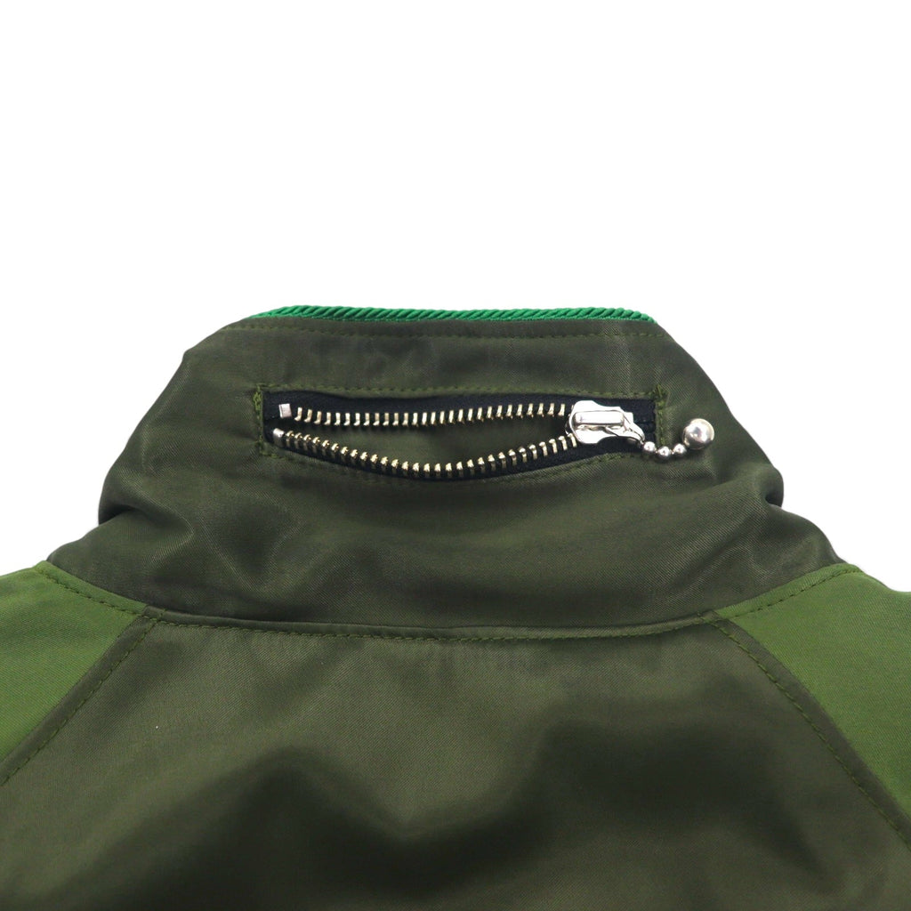 blackmeans 諸行無常 スーベニアジャケット スカジャン L カーキ レーヨン 中綿 PANTA RHEI 日本製