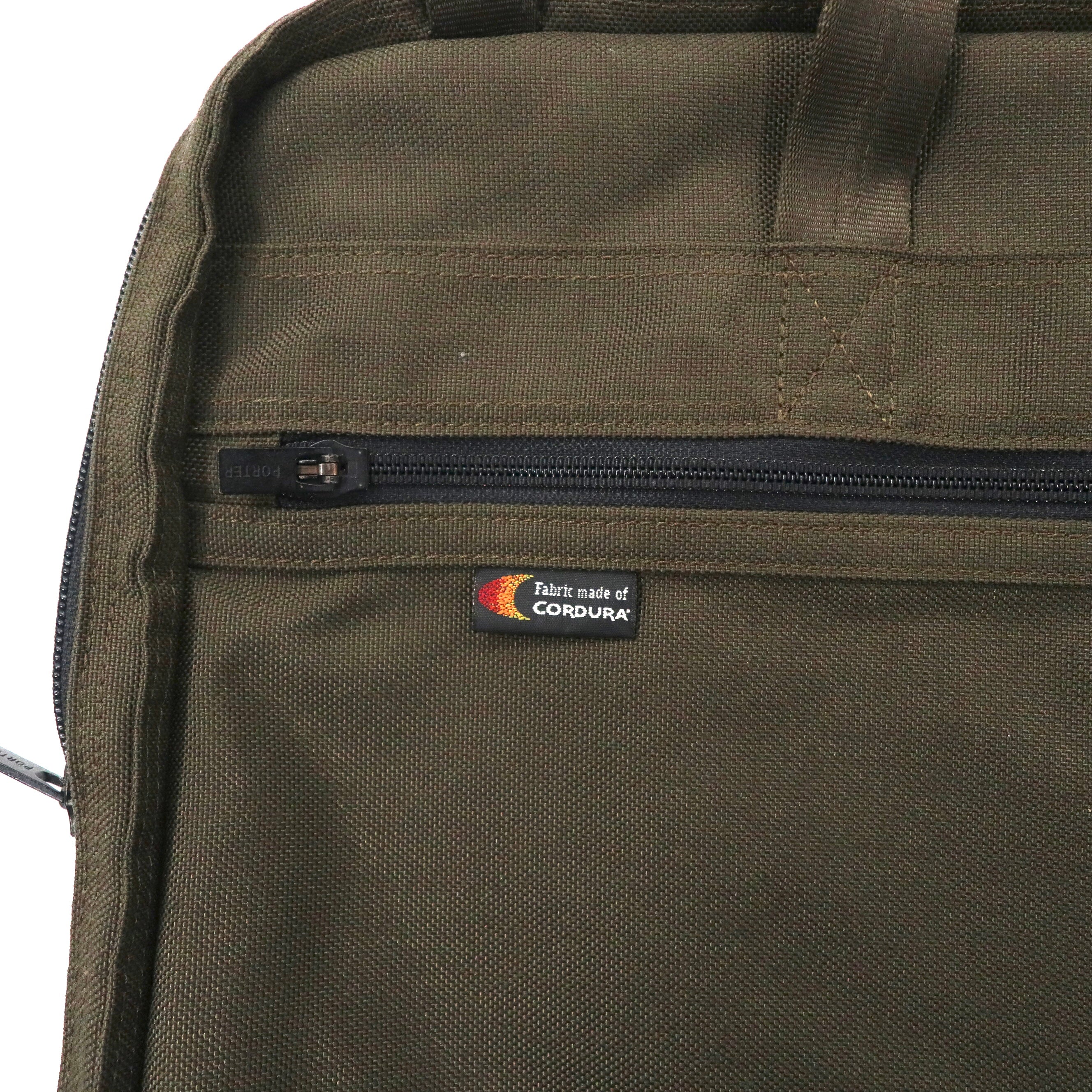 PORTER 2WAY ブリーフケース ビジネスバッグ カーキ CORDURAナイロン TENSION OLD