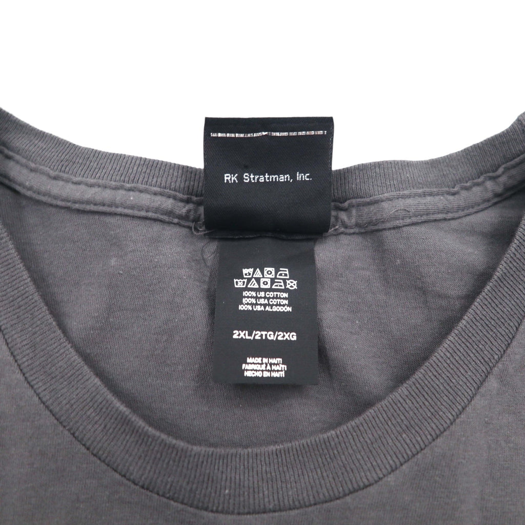 T-shirt HARLEY DAVIDSON stampa teschio 2XL grigio cotone ALAMO CITY Made in Haiti
