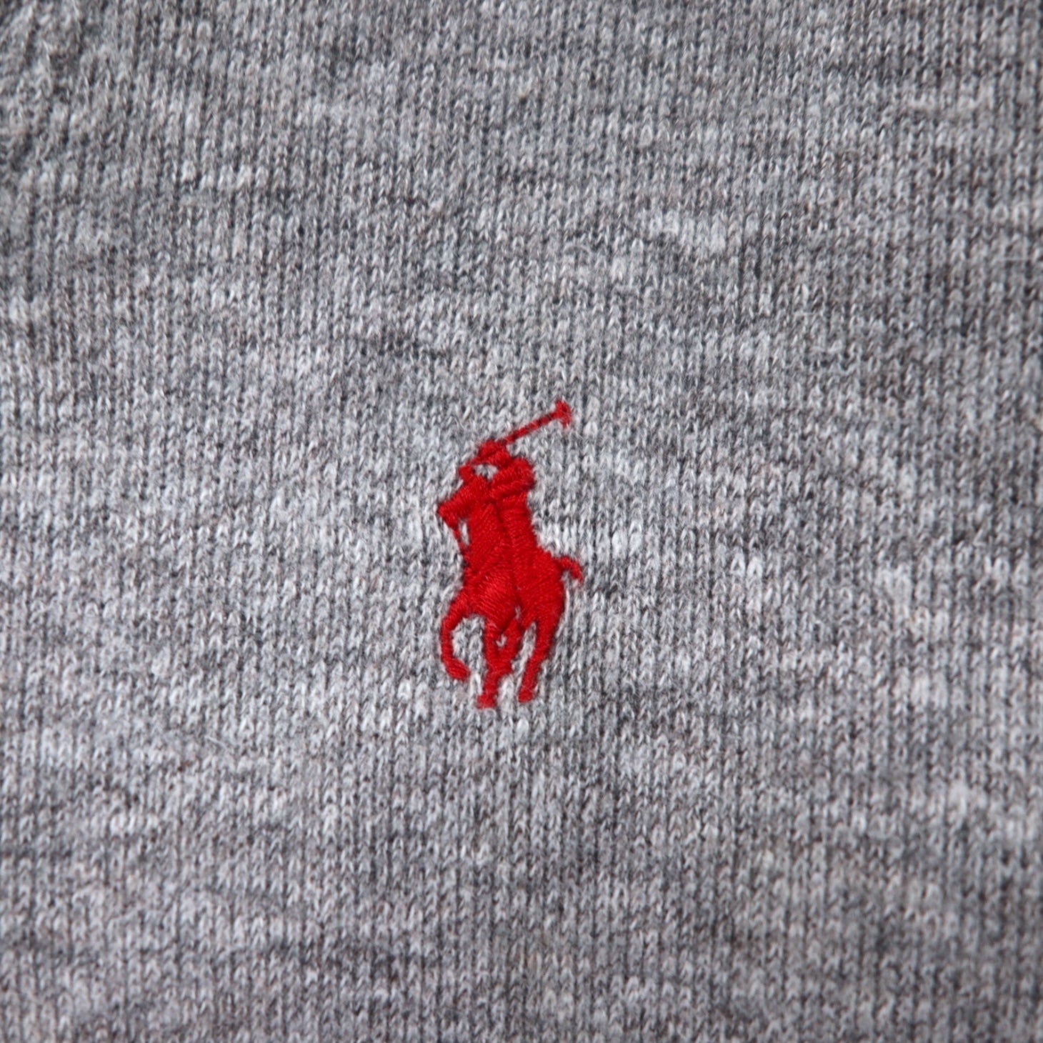 POLO RALPH LAUREN ショールカラー スウェット S グレー スモールポニー 刺繍 スリランカ製