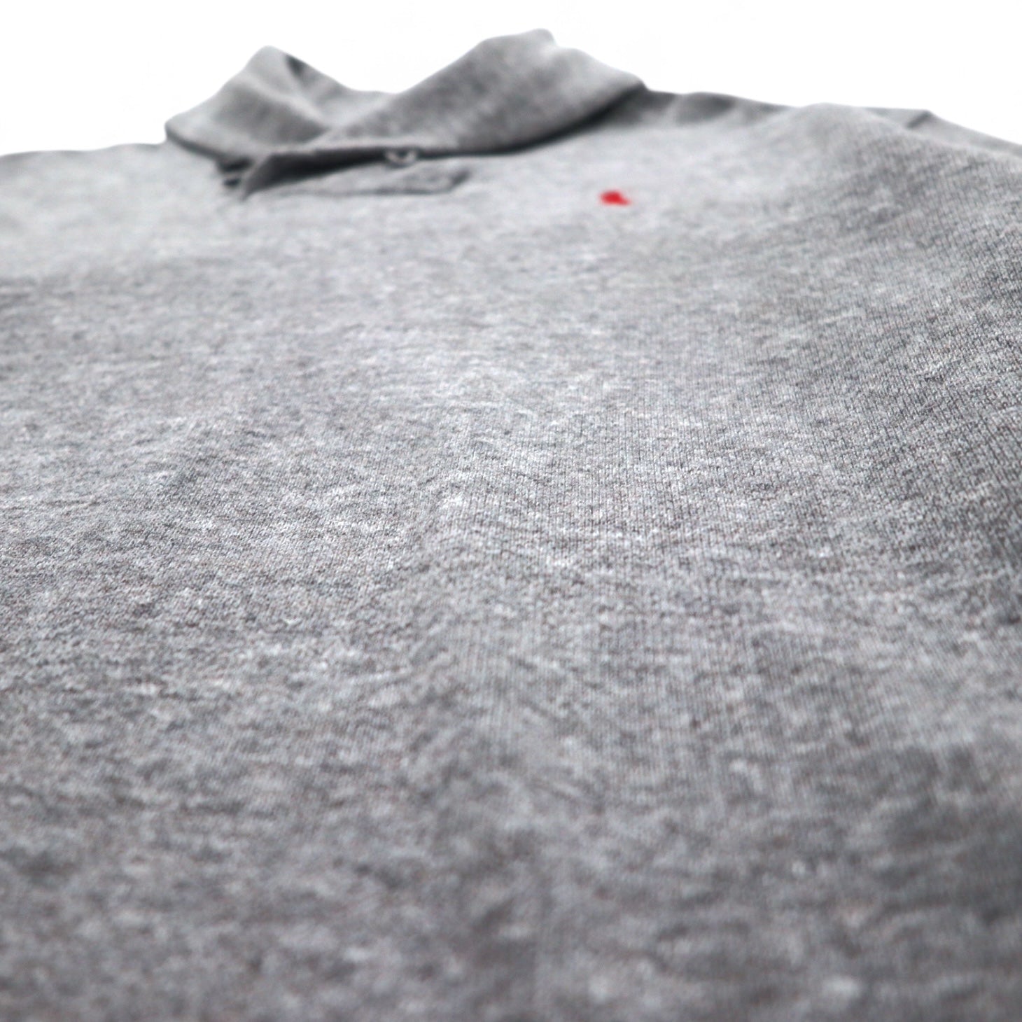 POLO RALPH LAUREN ショールカラー スウェット S グレー スモールポニー 刺繍 スリランカ製