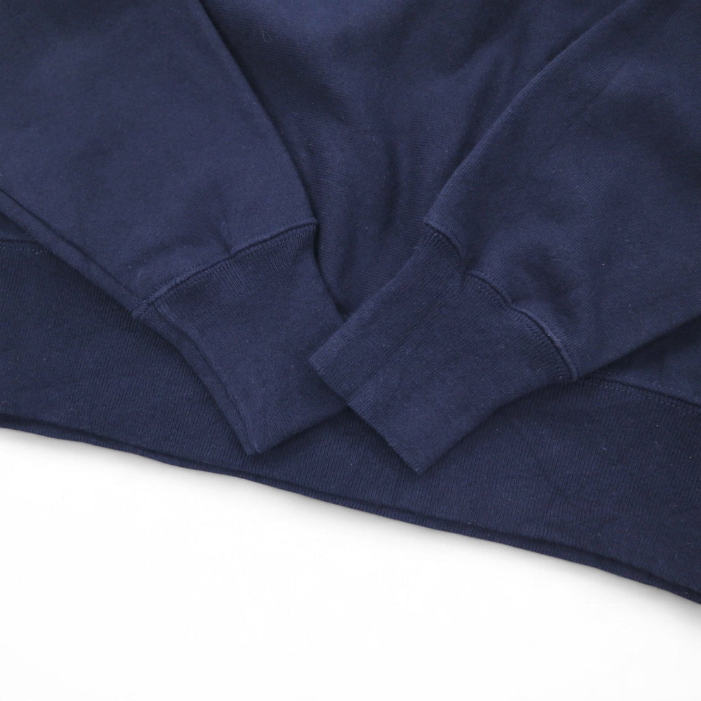 Champion Reverse Weave REVERSE WEAVE Felpa XL Blu navy Stampa COLLEGE Etichetta blu Ri-edizione Fatta a El Salvador
