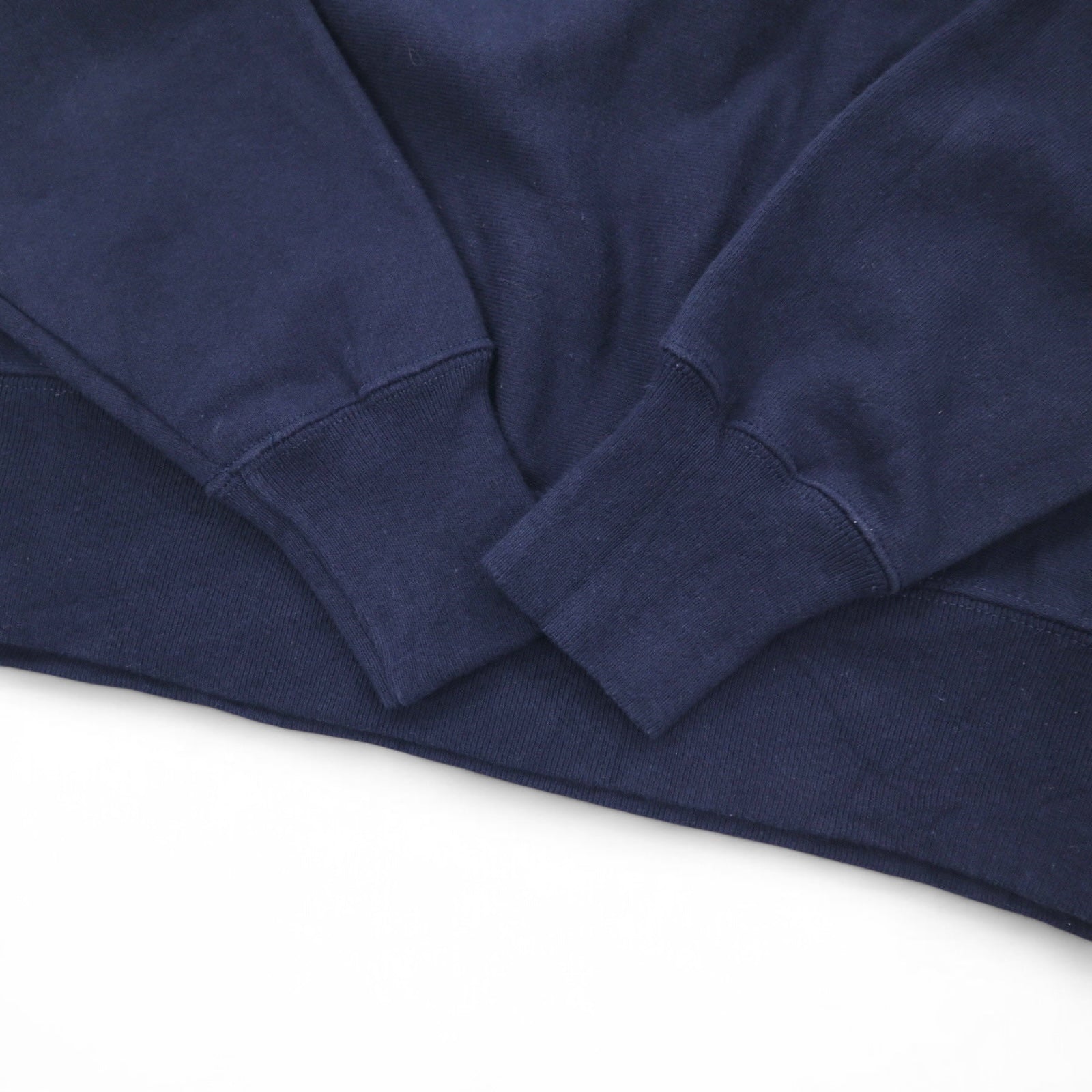 Champion Reverse Weave REVERSE WEAVE Felpa XL Blu navy Stampa COLLEGE Etichetta blu Ri-edizione Fatta a El Salvador