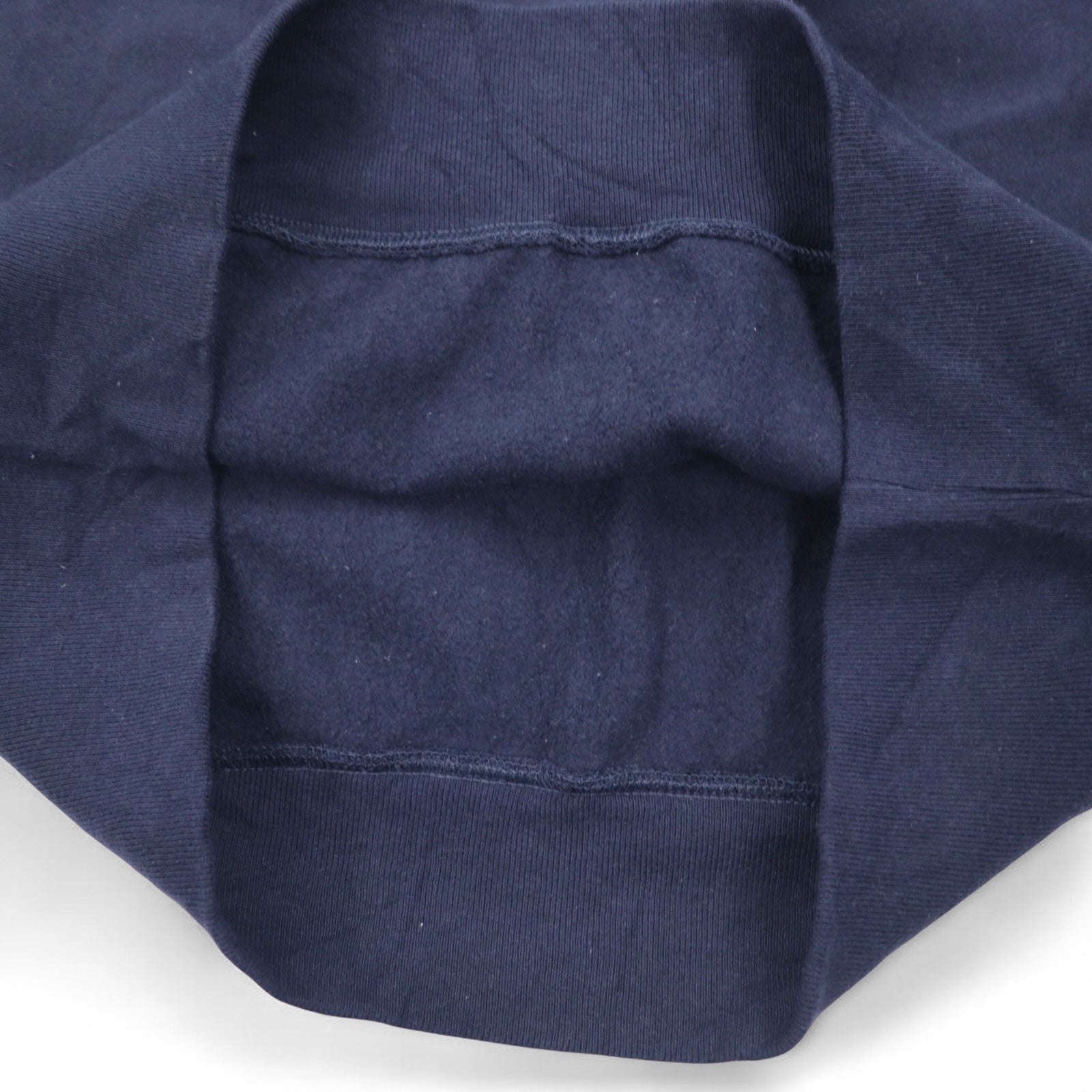 Champion Reverse Weave REVERSE WEAVE Felpa XL Blu navy Stampa COLLEGE Etichetta blu Ri-edizione Fatta a El Salvador