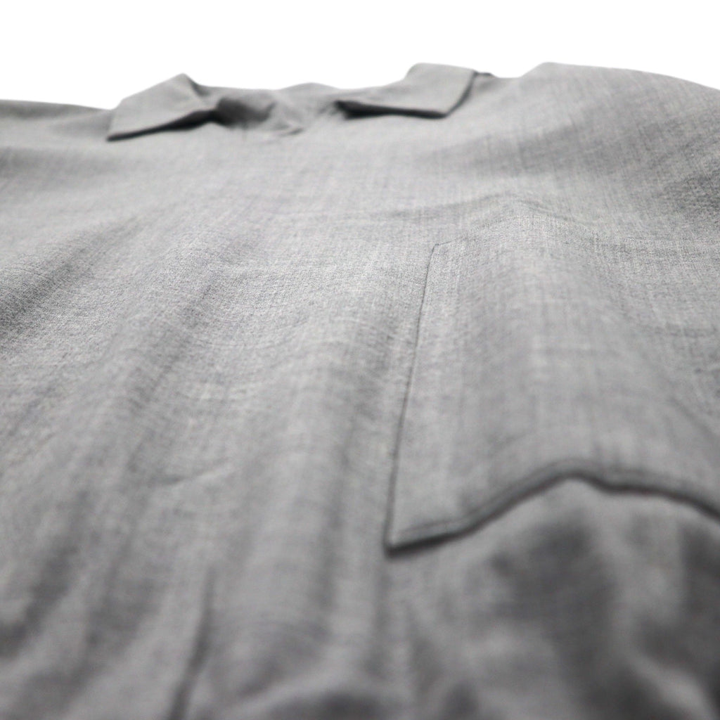 CLASS Cardigan con scollo a V in lana stretch Grigio M Tasche a doppio petto CBFA20UNIB