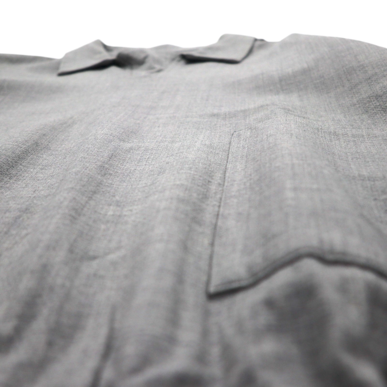 CLASS Cardigan con scollo a V in lana stretch Grigio M Tasche a doppio petto CBFA20UNIB